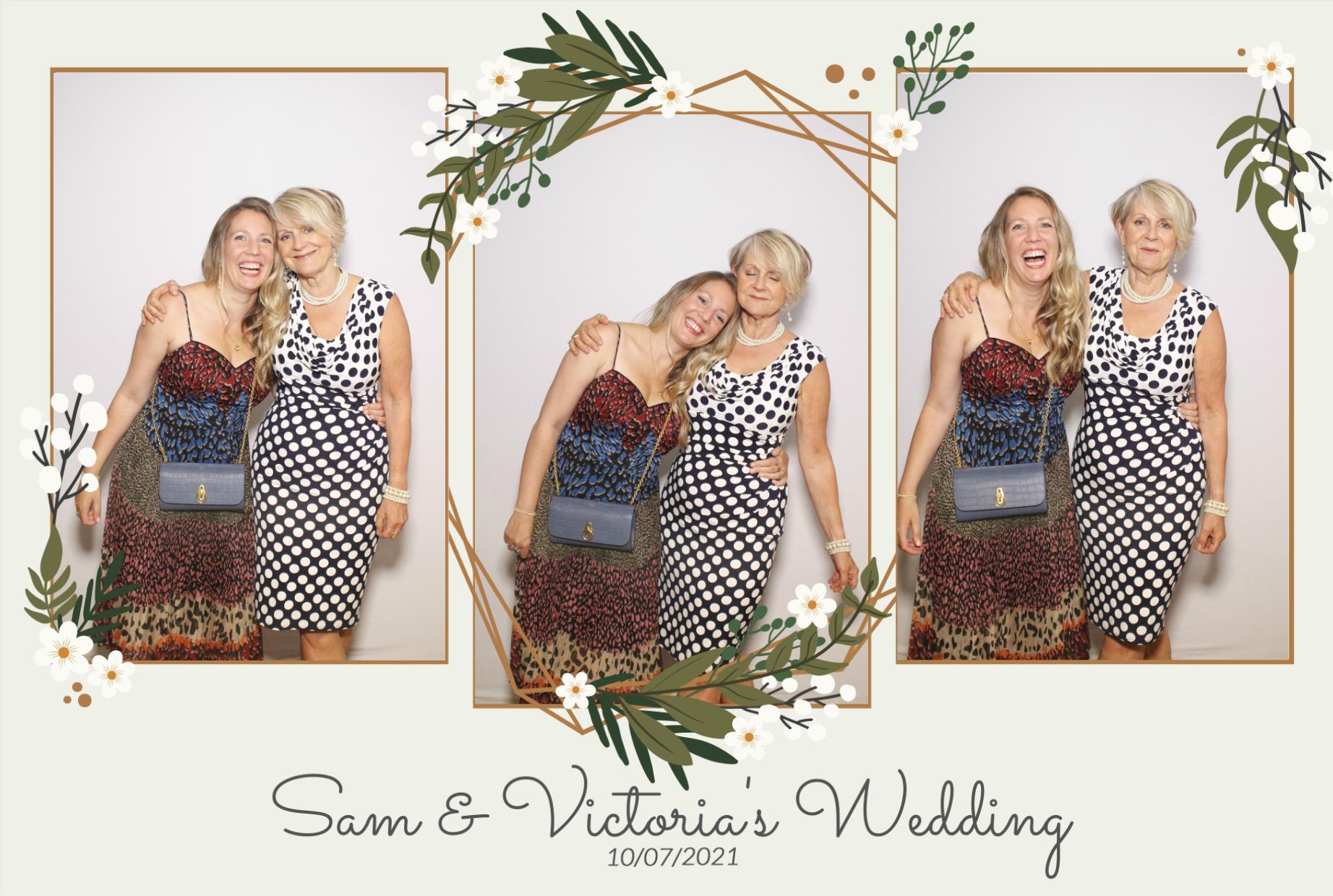 Sam &  Victoria's Wedding | View more photos from the event at gallery.myphotoboothexperience.co.uk/u/MyPhotoBoothExperienceLtd/Sam-Victorias-Wedding