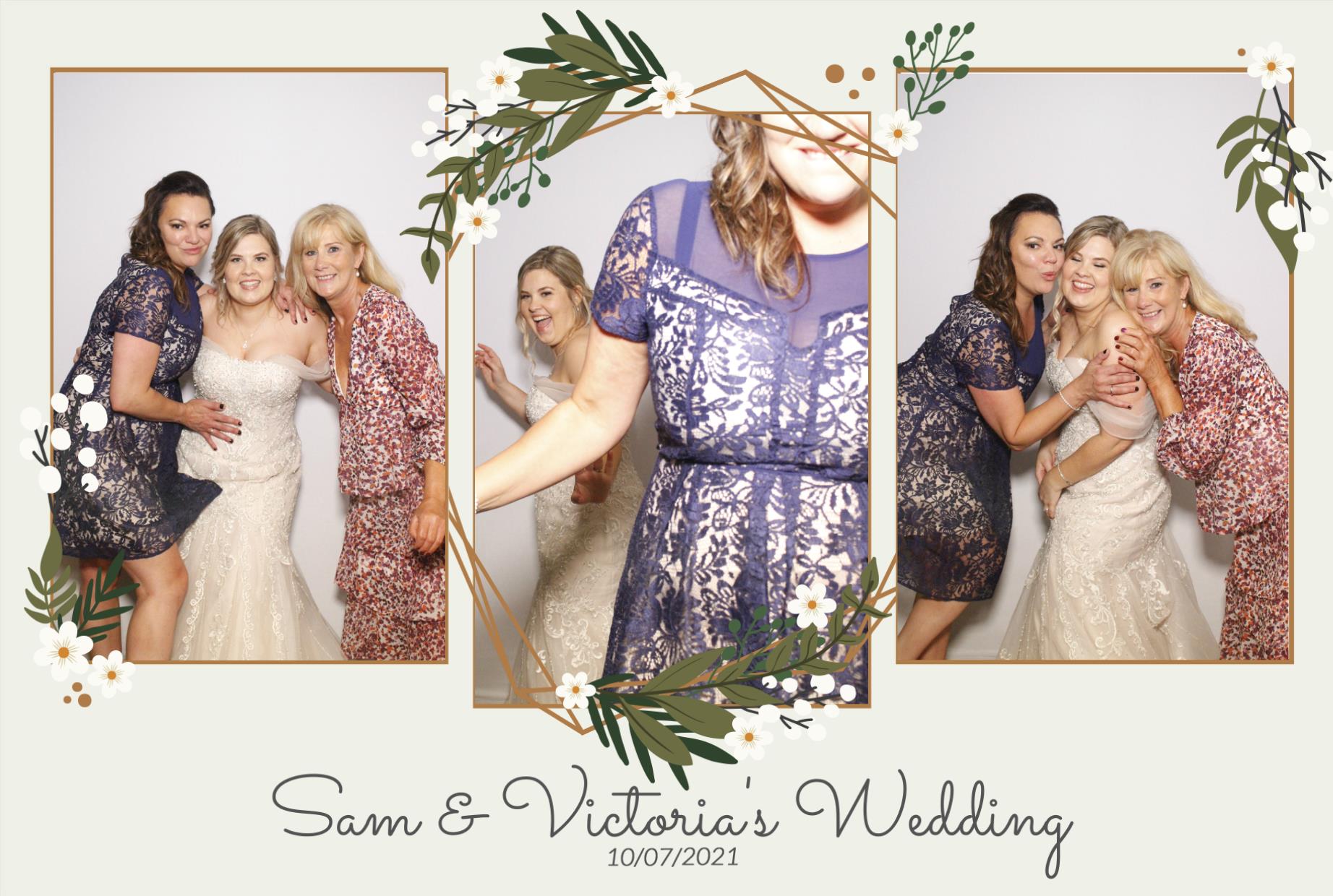 Sam &  Victoria's Wedding | View more photos from the event at gallery.myphotoboothexperience.co.uk/u/MyPhotoBoothExperienceLtd/Sam-Victorias-Wedding