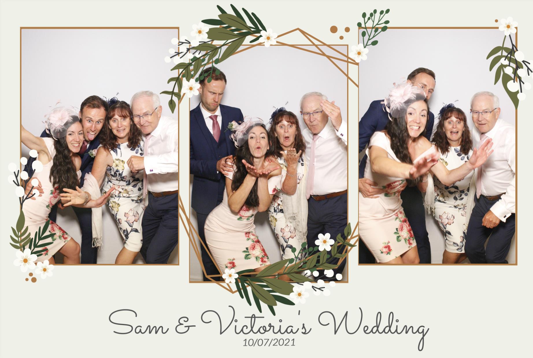 Sam &  Victoria's Wedding | View more photos from the event at gallery.myphotoboothexperience.co.uk/u/MyPhotoBoothExperienceLtd/Sam-Victorias-Wedding