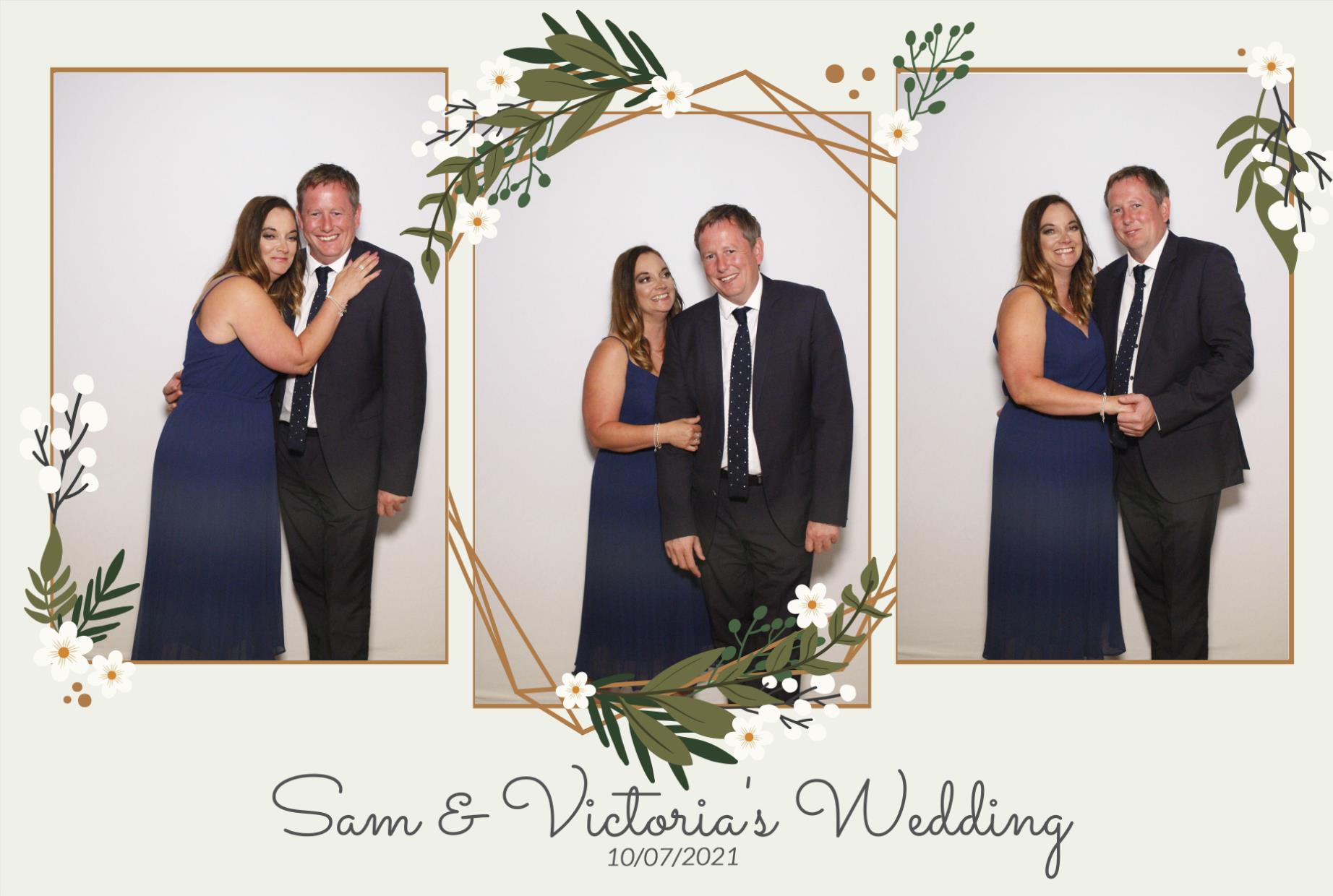 Sam &  Victoria's Wedding | View more photos from the event at gallery.myphotoboothexperience.co.uk/u/MyPhotoBoothExperienceLtd/Sam-Victorias-Wedding