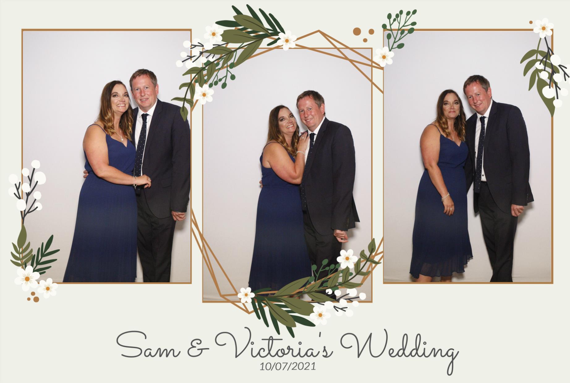 Sam &  Victoria's Wedding | View more photos from the event at gallery.myphotoboothexperience.co.uk/u/MyPhotoBoothExperienceLtd/Sam-Victorias-Wedding