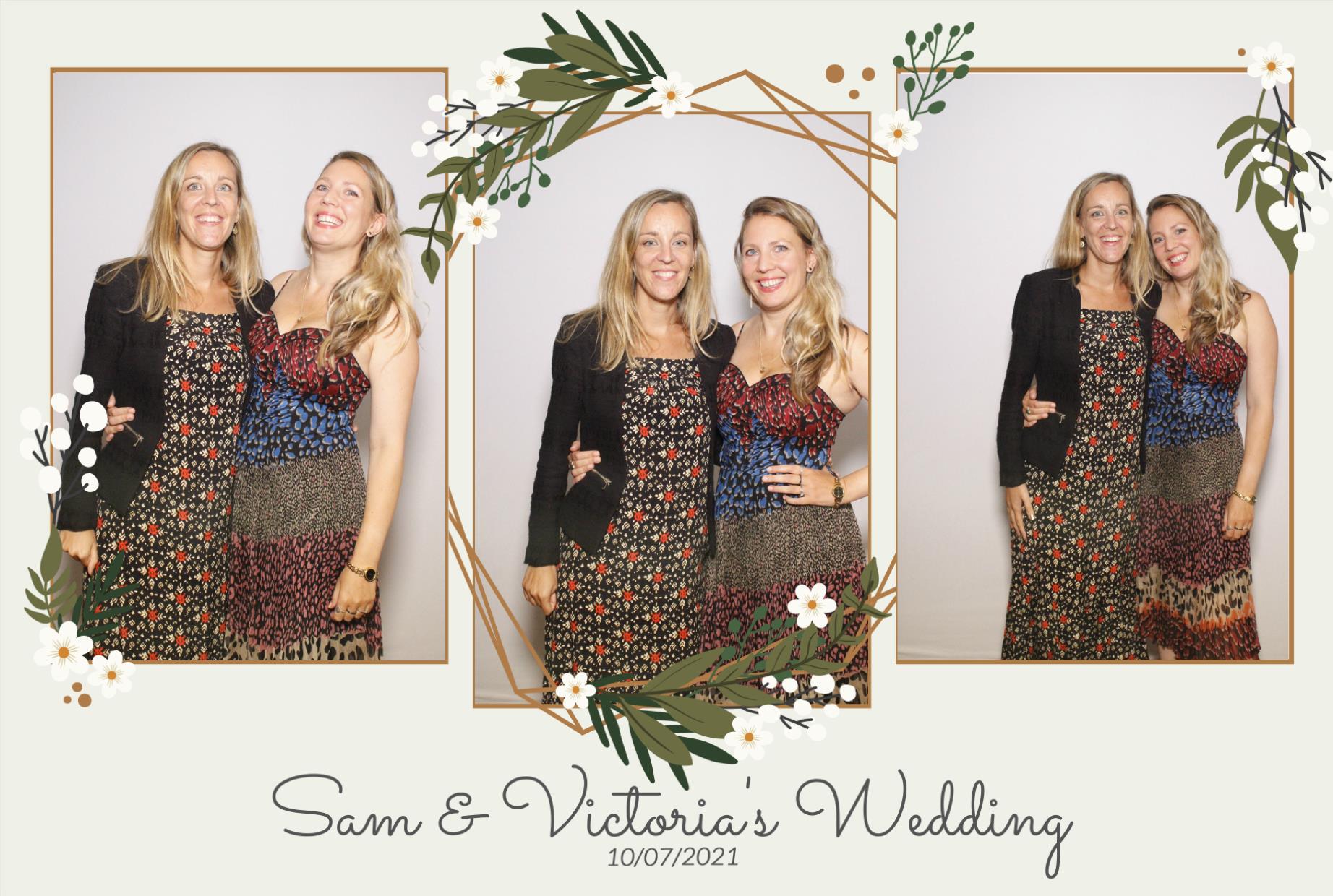 Sam &  Victoria's Wedding | View more photos from the event at gallery.myphotoboothexperience.co.uk/u/MyPhotoBoothExperienceLtd/Sam-Victorias-Wedding