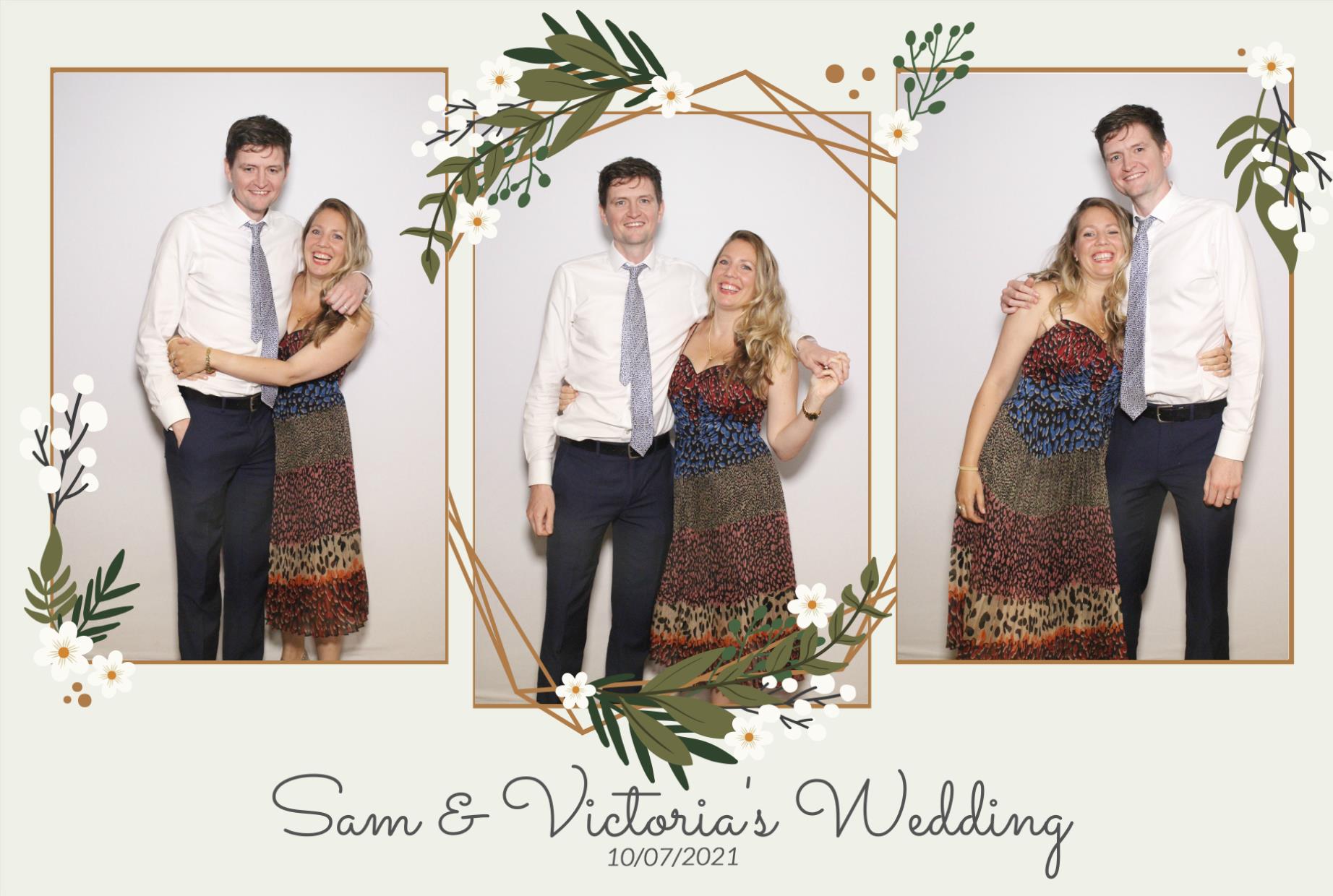 Sam &  Victoria's Wedding | View more photos from the event at gallery.myphotoboothexperience.co.uk/u/MyPhotoBoothExperienceLtd/Sam-Victorias-Wedding