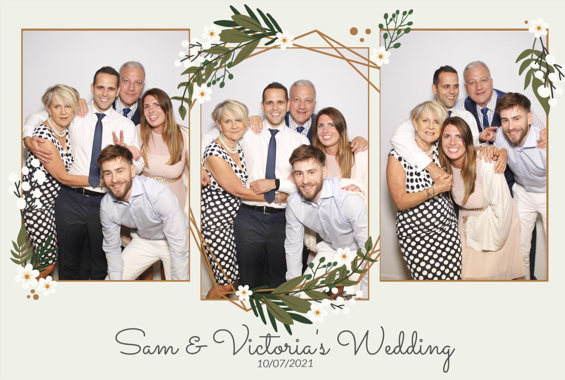 Sam &  Victoria's Wedding | View more photos from the event at gallery.myphotoboothexperience.co.uk/u/MyPhotoBoothExperienceLtd/Sam-Victorias-Wedding