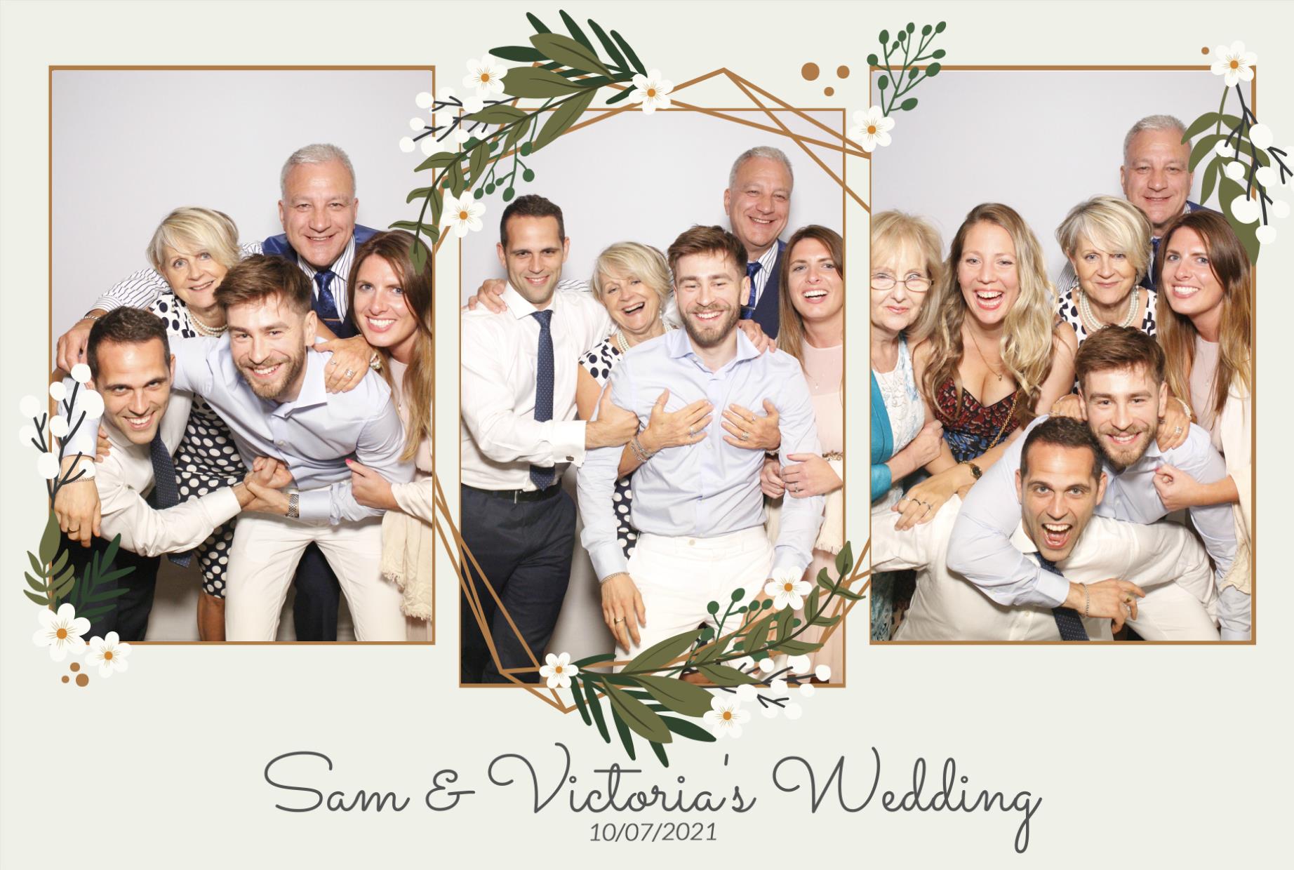 Sam &  Victoria's Wedding | View more photos from the event at gallery.myphotoboothexperience.co.uk/u/MyPhotoBoothExperienceLtd/Sam-Victorias-Wedding