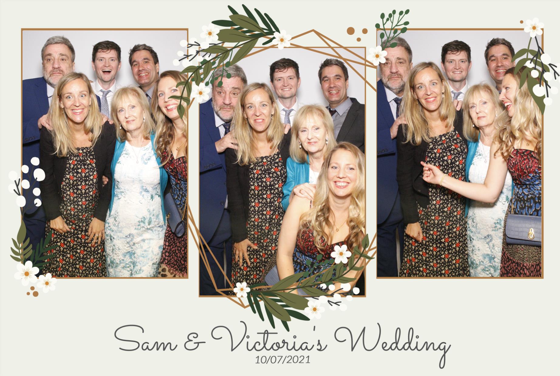 Sam &  Victoria's Wedding | View more photos from the event at gallery.myphotoboothexperience.co.uk/u/MyPhotoBoothExperienceLtd/Sam-Victorias-Wedding