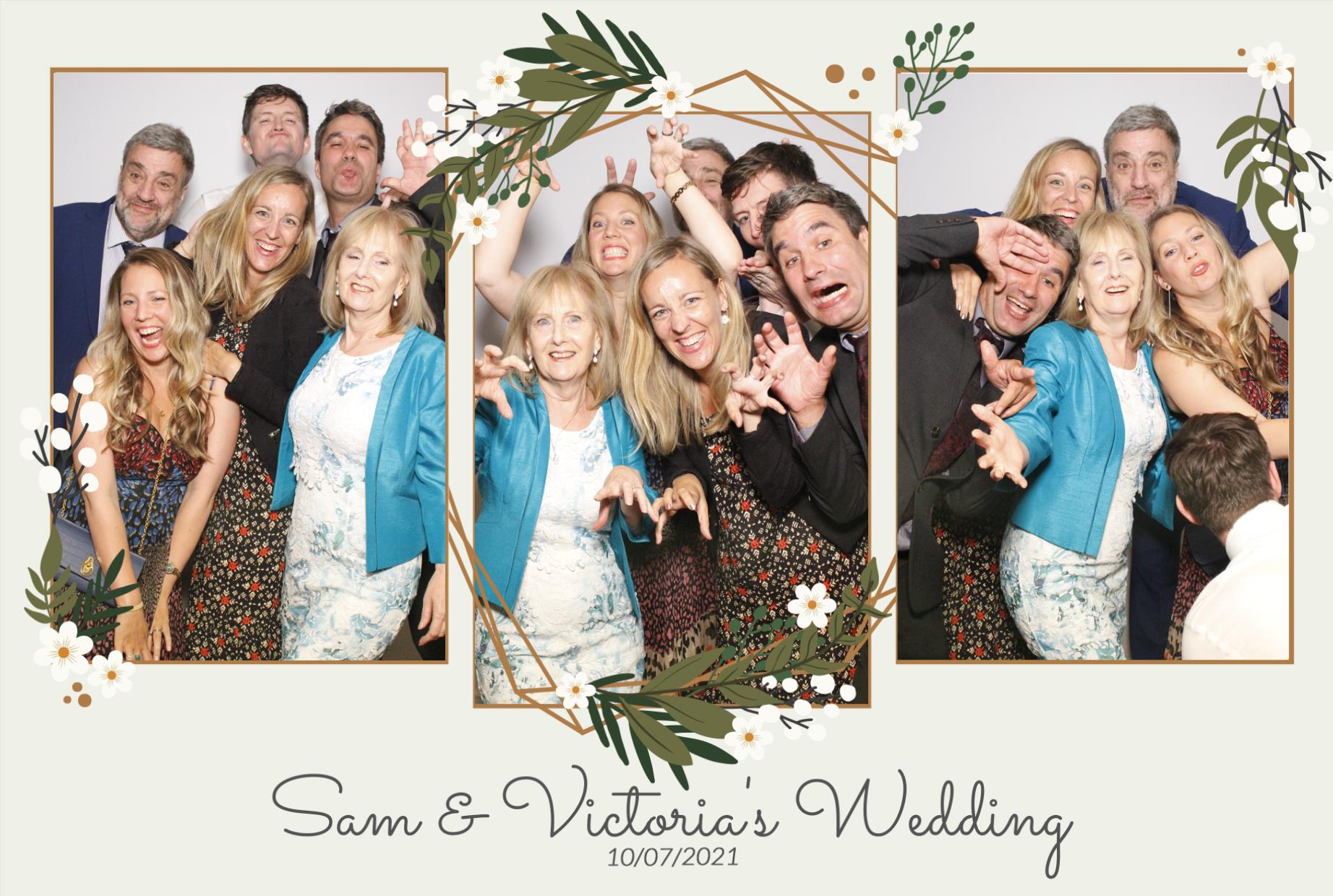 Sam &  Victoria's Wedding | View more photos from the event at gallery.myphotoboothexperience.co.uk/u/MyPhotoBoothExperienceLtd/Sam-Victorias-Wedding