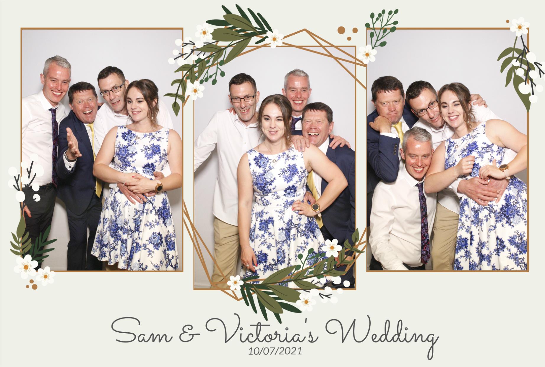 Sam &  Victoria's Wedding | View more photos from the event at gallery.myphotoboothexperience.co.uk/u/MyPhotoBoothExperienceLtd/Sam-Victorias-Wedding