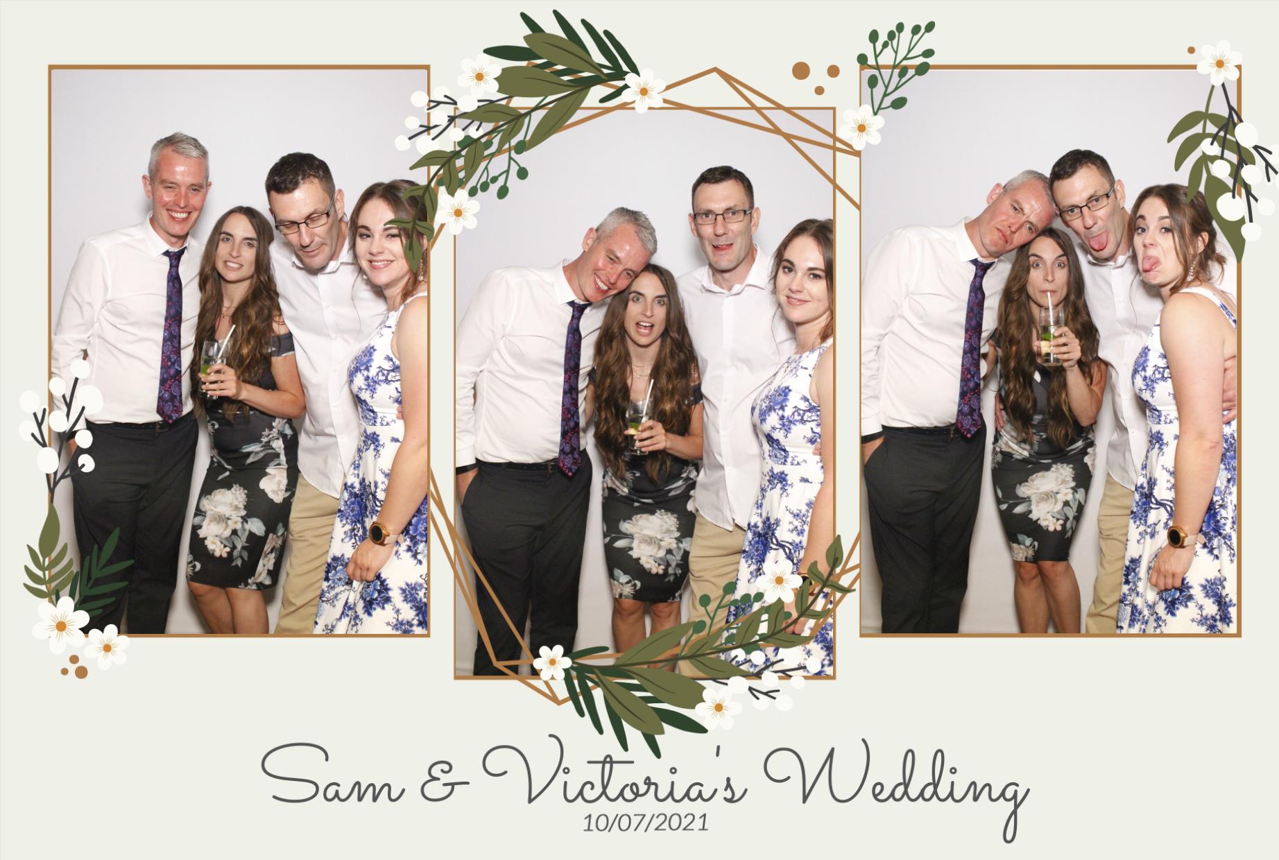 Sam &  Victoria's Wedding | View more photos from the event at gallery.myphotoboothexperience.co.uk/u/MyPhotoBoothExperienceLtd/Sam-Victorias-Wedding