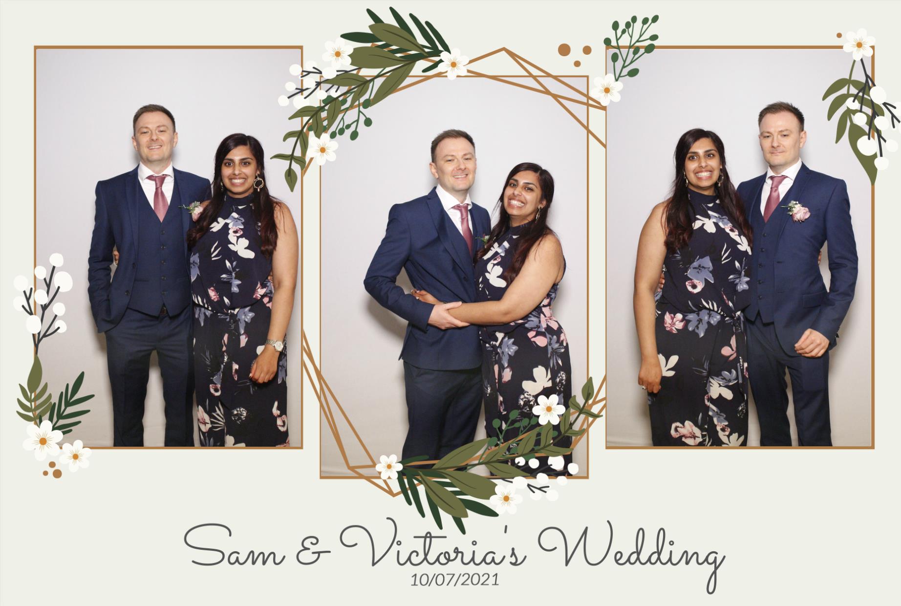 Sam &  Victoria's Wedding | View more photos from the event at gallery.myphotoboothexperience.co.uk/u/MyPhotoBoothExperienceLtd/Sam-Victorias-Wedding