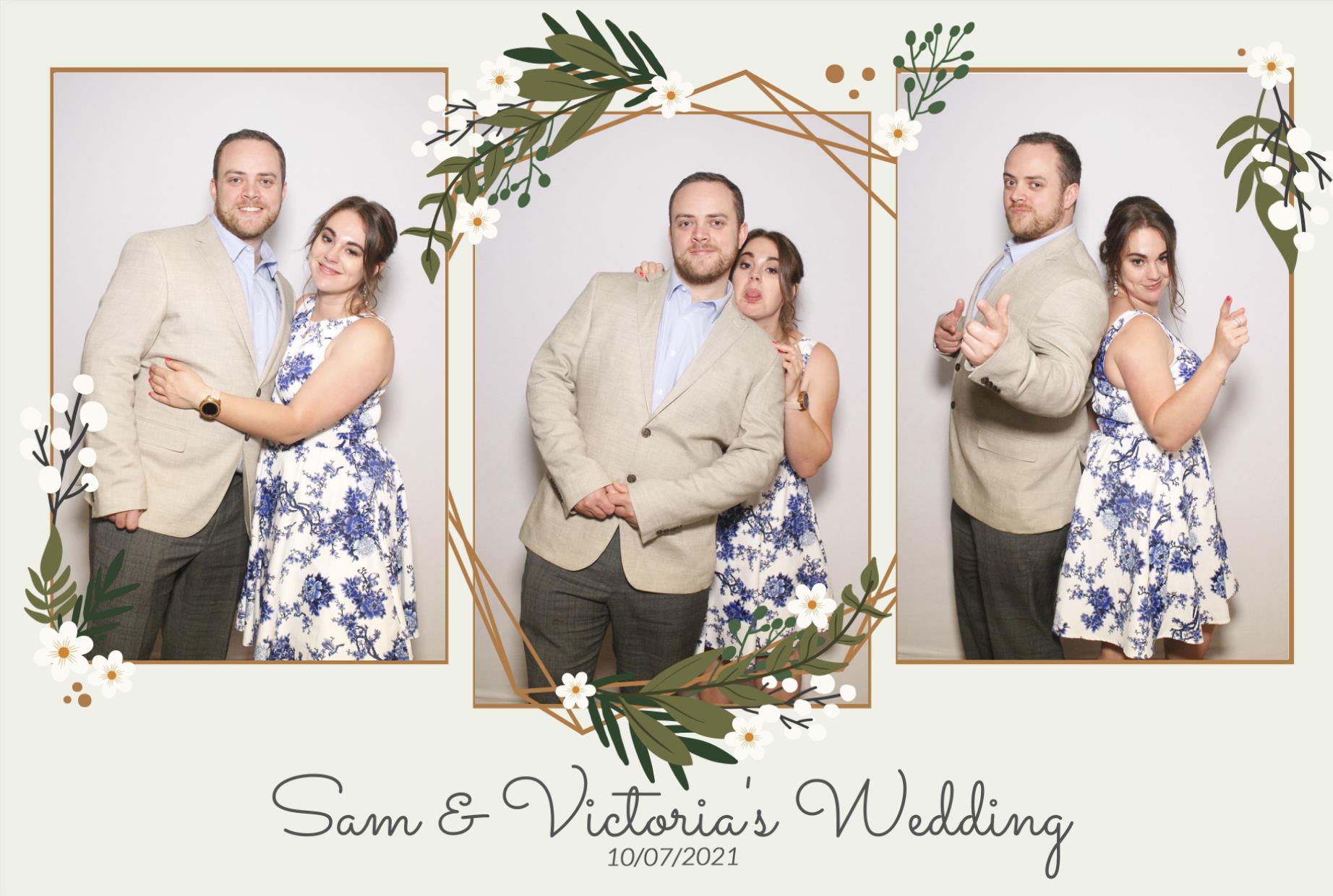 Sam &  Victoria's Wedding | View more photos from the event at gallery.myphotoboothexperience.co.uk/u/MyPhotoBoothExperienceLtd/Sam-Victorias-Wedding