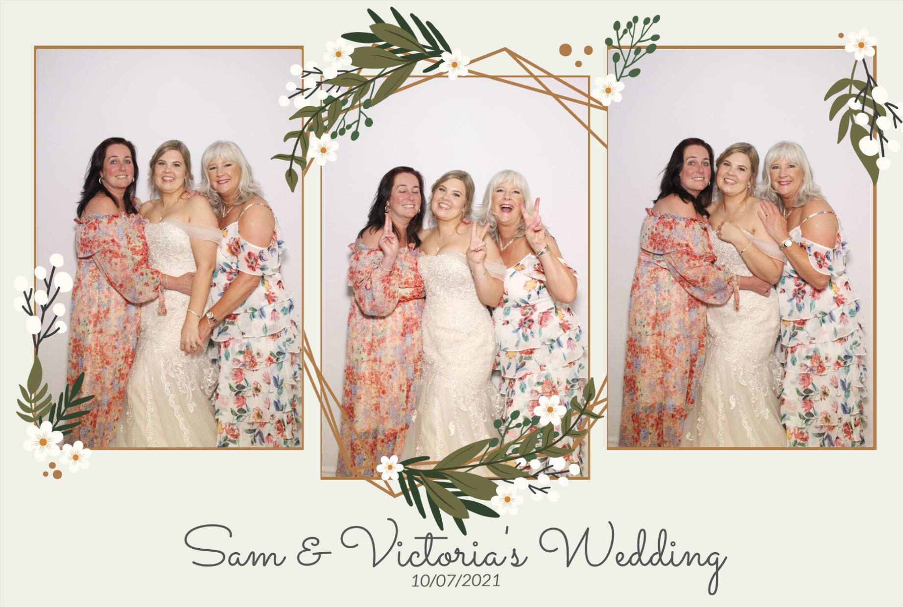 Sam &  Victoria's Wedding | View more photos from the event at gallery.myphotoboothexperience.co.uk/u/MyPhotoBoothExperienceLtd/Sam-Victorias-Wedding