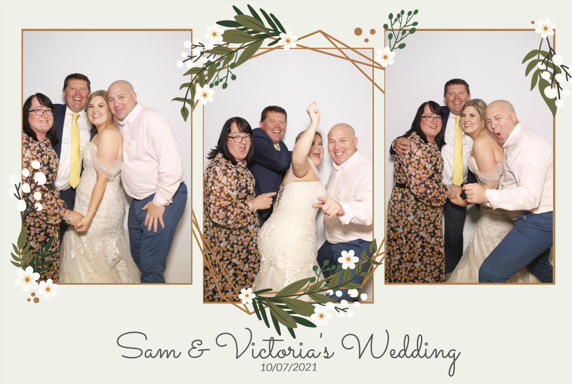 Sam &  Victoria's Wedding | View more photos from the event at gallery.myphotoboothexperience.co.uk/u/MyPhotoBoothExperienceLtd/Sam-Victorias-Wedding