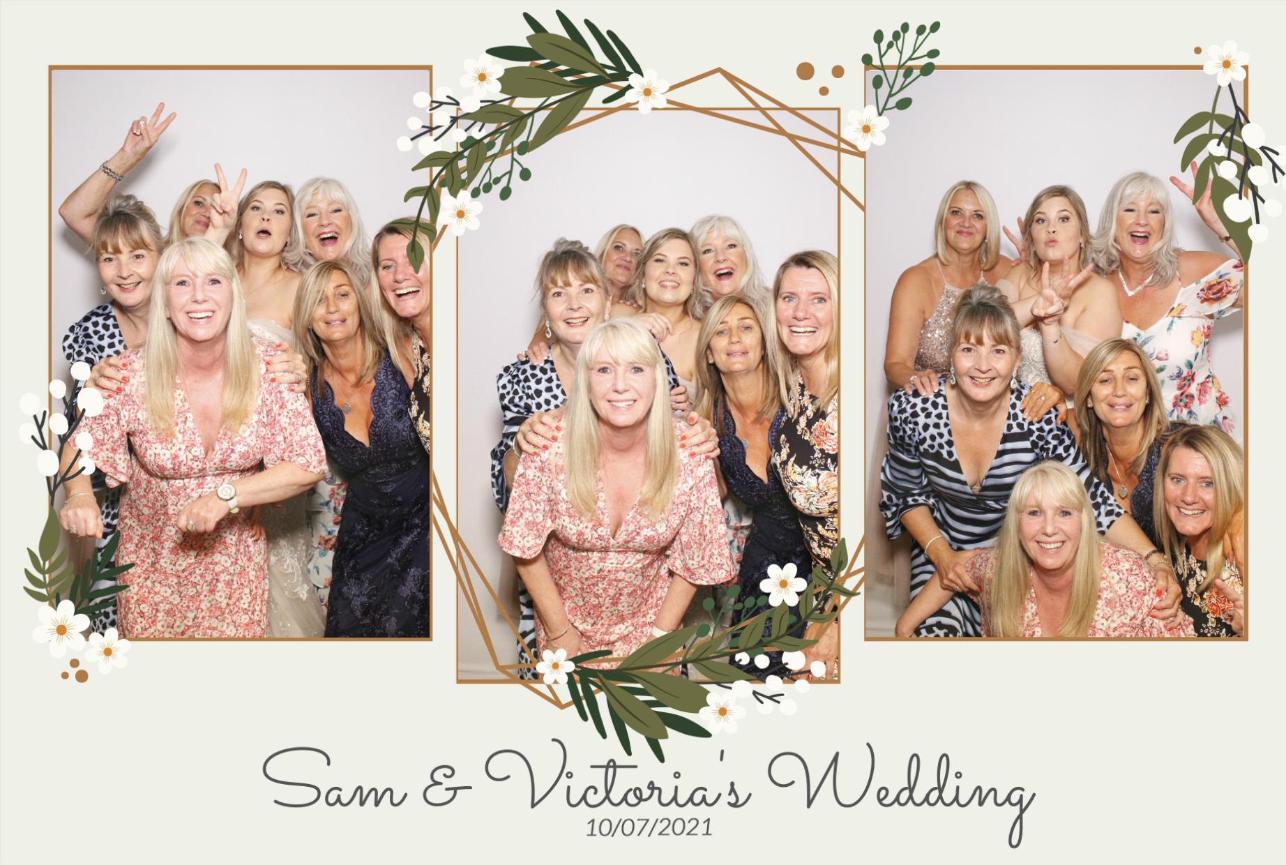 Sam &  Victoria's Wedding | View more photos from the event at gallery.myphotoboothexperience.co.uk/u/MyPhotoBoothExperienceLtd/Sam-Victorias-Wedding