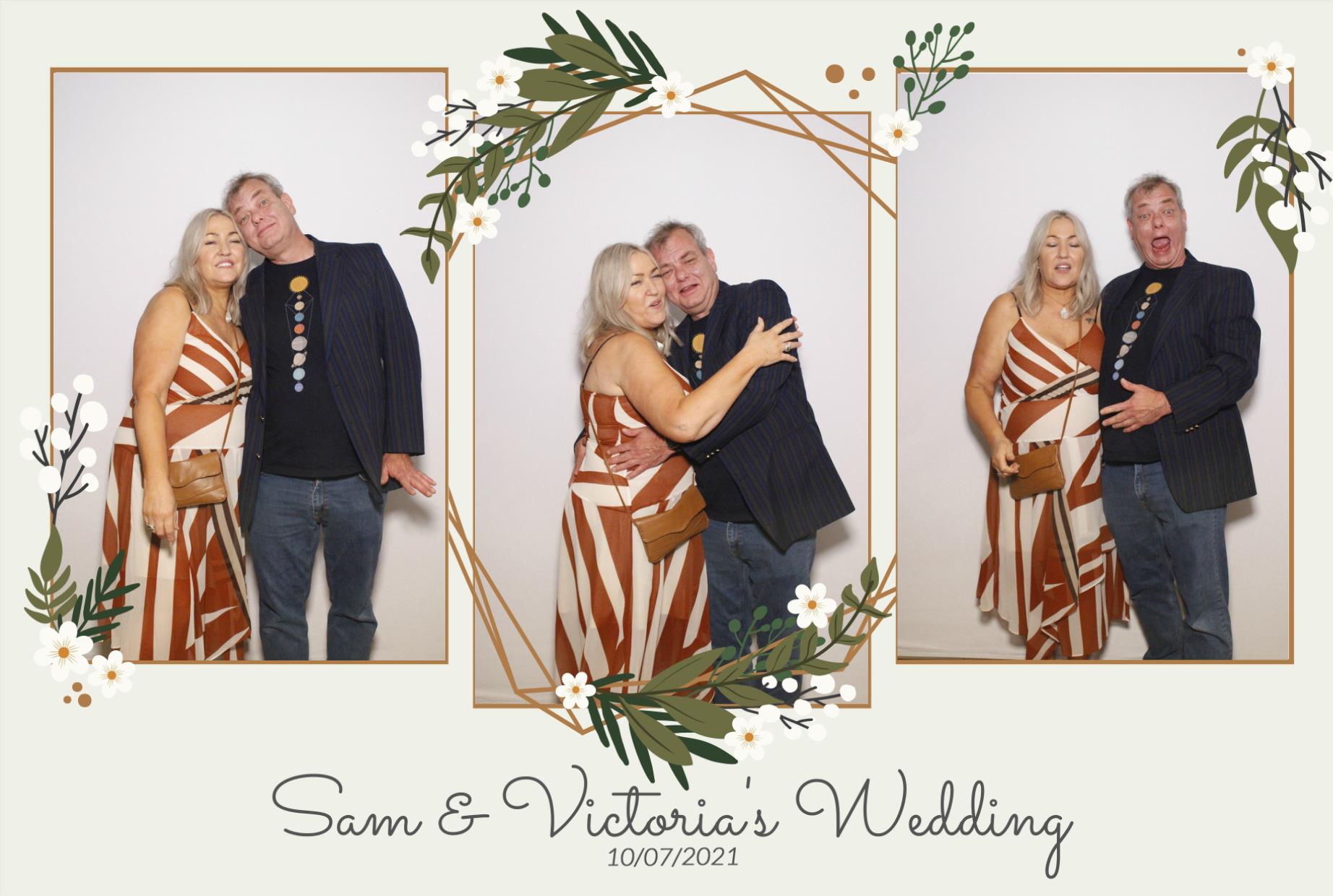 Sam &  Victoria's Wedding | View more photos from the event at gallery.myphotoboothexperience.co.uk/u/MyPhotoBoothExperienceLtd/Sam-Victorias-Wedding