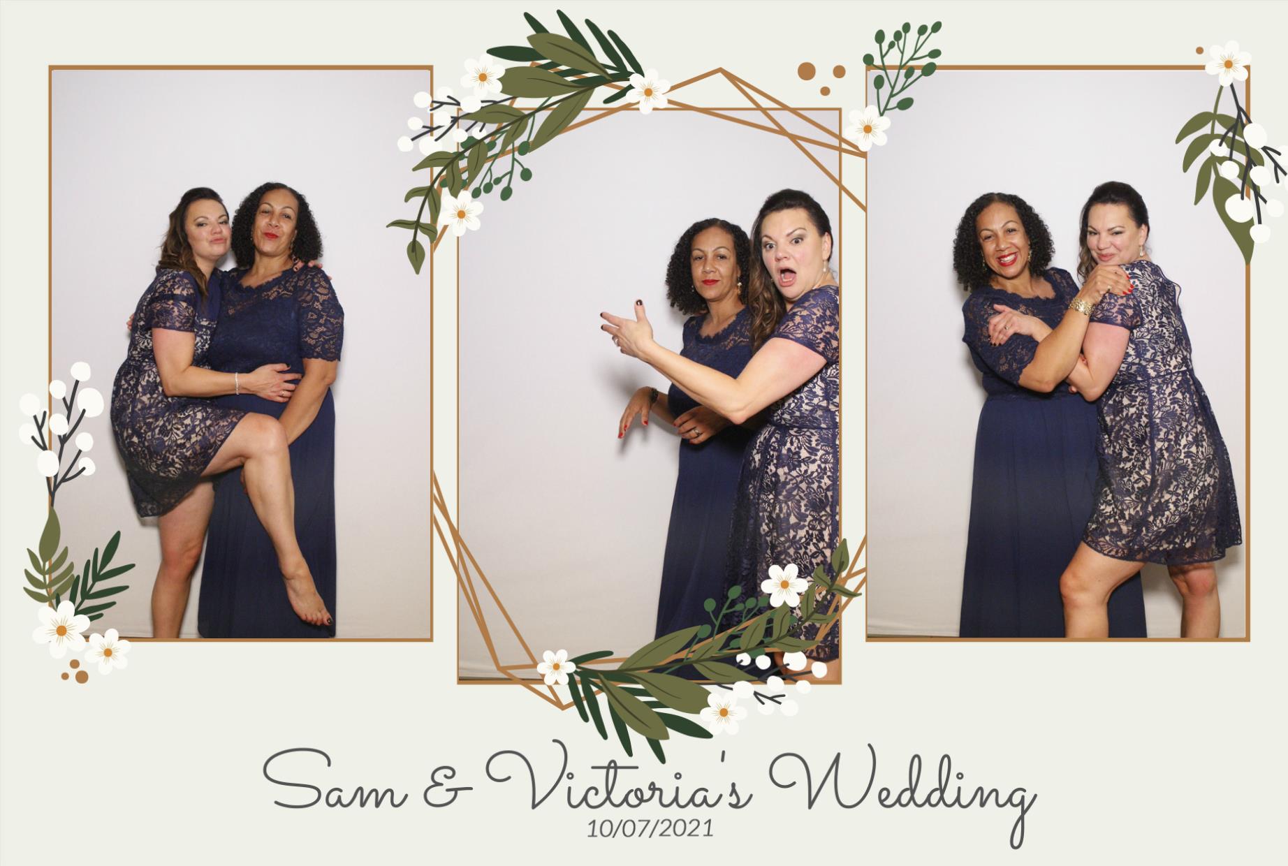 Sam &  Victoria's Wedding | View more photos from the event at gallery.myphotoboothexperience.co.uk/u/MyPhotoBoothExperienceLtd/Sam-Victorias-Wedding