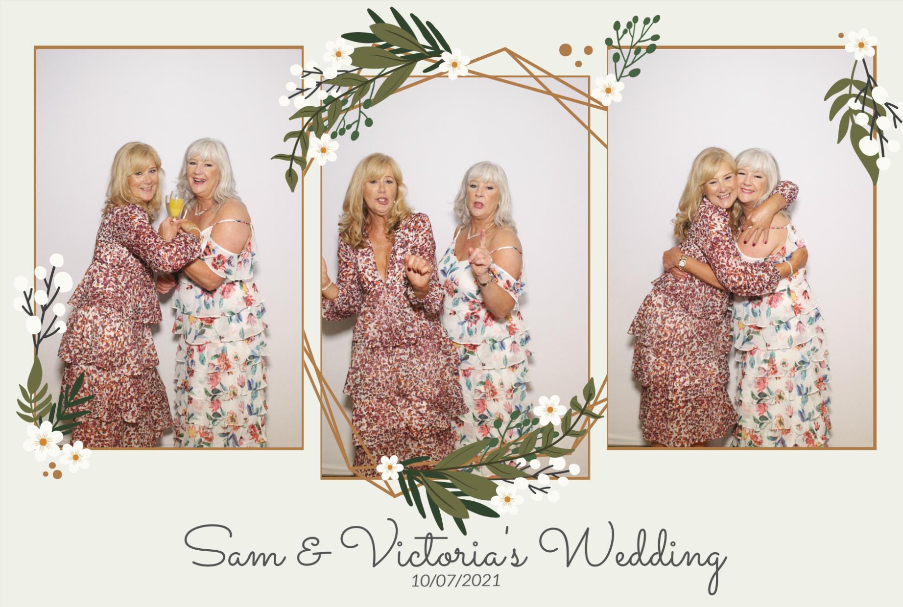 Sam &  Victoria's Wedding | View more photos from the event at gallery.myphotoboothexperience.co.uk/u/MyPhotoBoothExperienceLtd/Sam-Victorias-Wedding