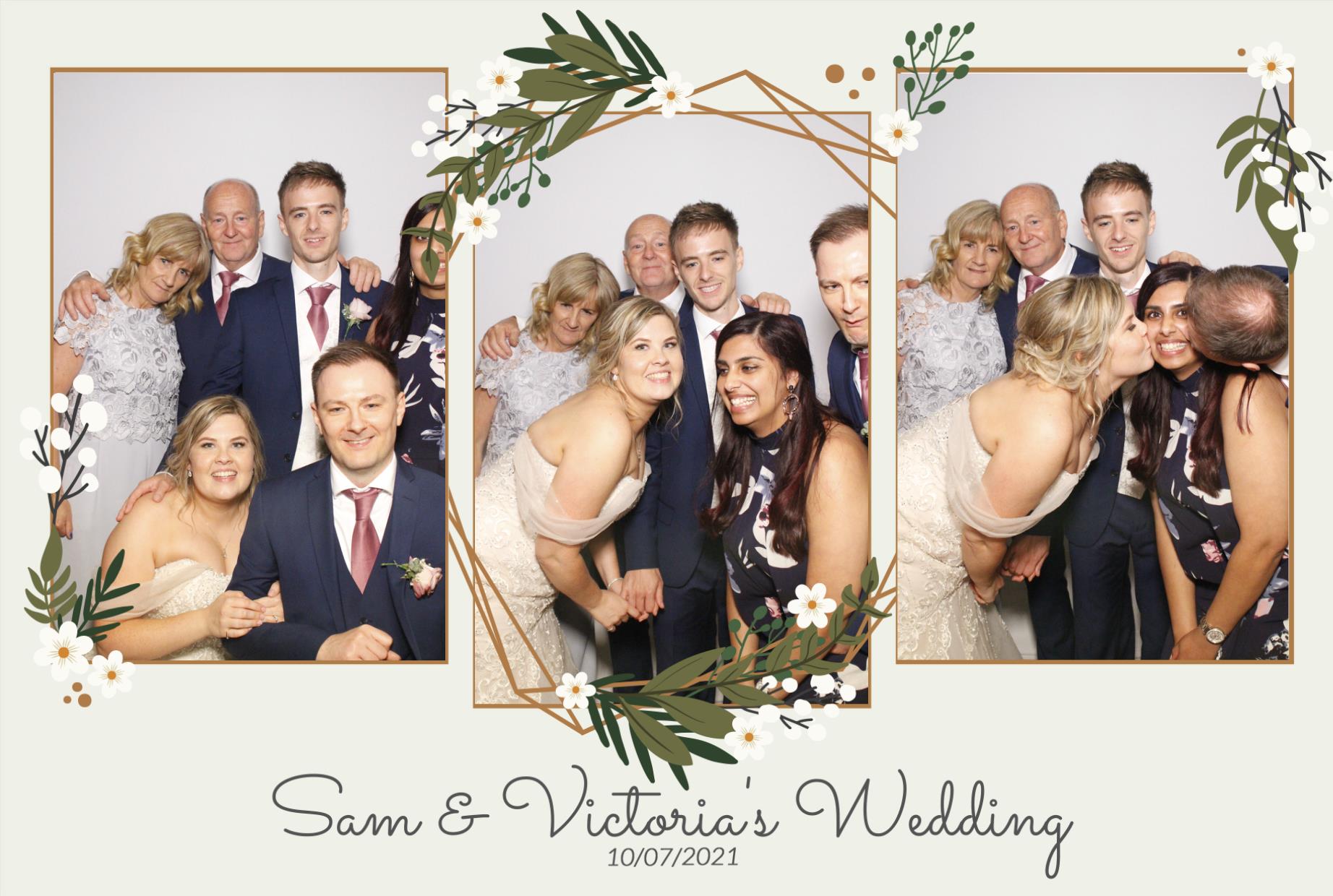 Sam &  Victoria's Wedding | View more photos from the event at gallery.myphotoboothexperience.co.uk/u/MyPhotoBoothExperienceLtd/Sam-Victorias-Wedding