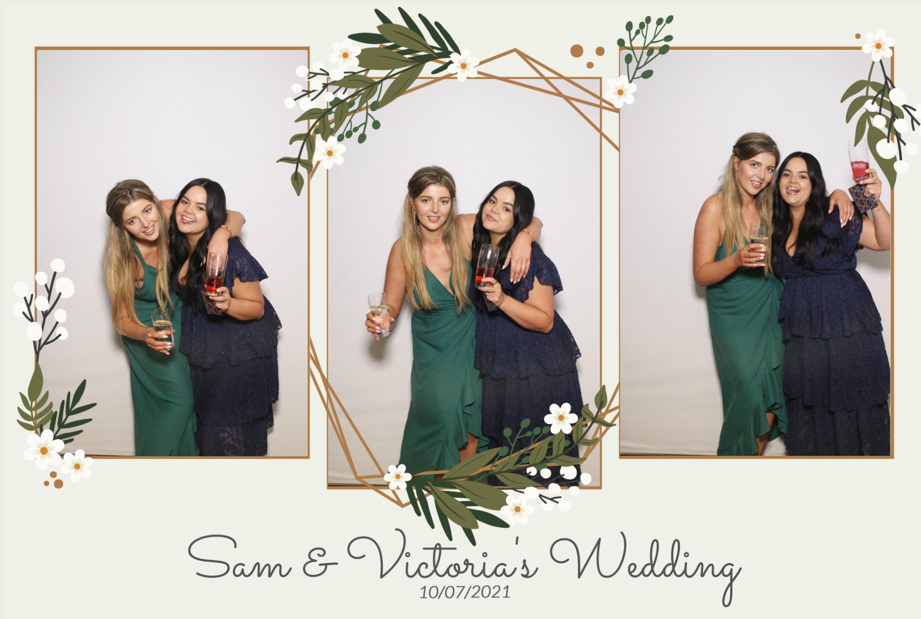 Sam &  Victoria's Wedding | View more photos from the event at gallery.myphotoboothexperience.co.uk/u/MyPhotoBoothExperienceLtd/Sam-Victorias-Wedding