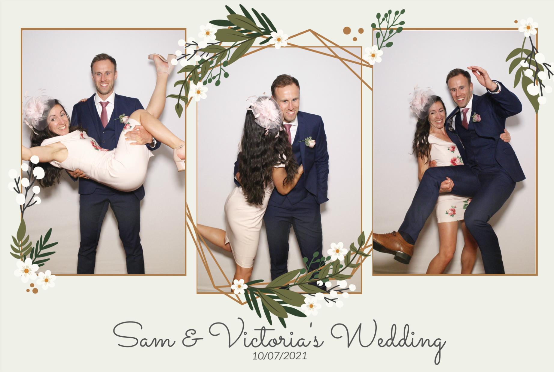 Sam &  Victoria's Wedding | View more photos from the event at gallery.myphotoboothexperience.co.uk/u/MyPhotoBoothExperienceLtd/Sam-Victorias-Wedding