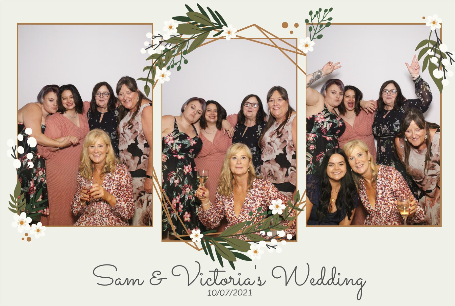 Sam &  Victoria's Wedding | View more photos from the event at gallery.myphotoboothexperience.co.uk/u/MyPhotoBoothExperienceLtd/Sam-Victorias-Wedding