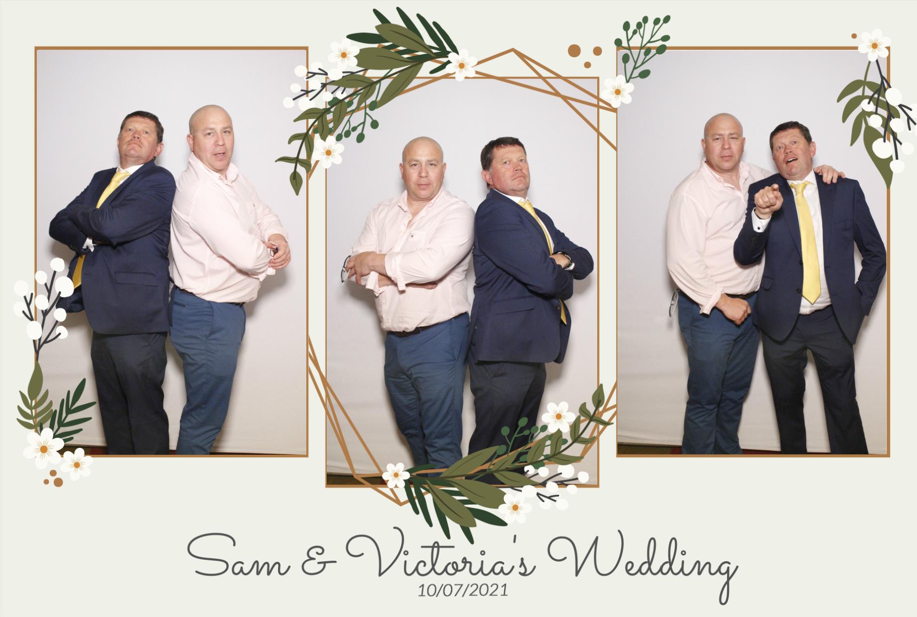 Sam &  Victoria's Wedding | View more photos from the event at gallery.myphotoboothexperience.co.uk/u/MyPhotoBoothExperienceLtd/Sam-Victorias-Wedding