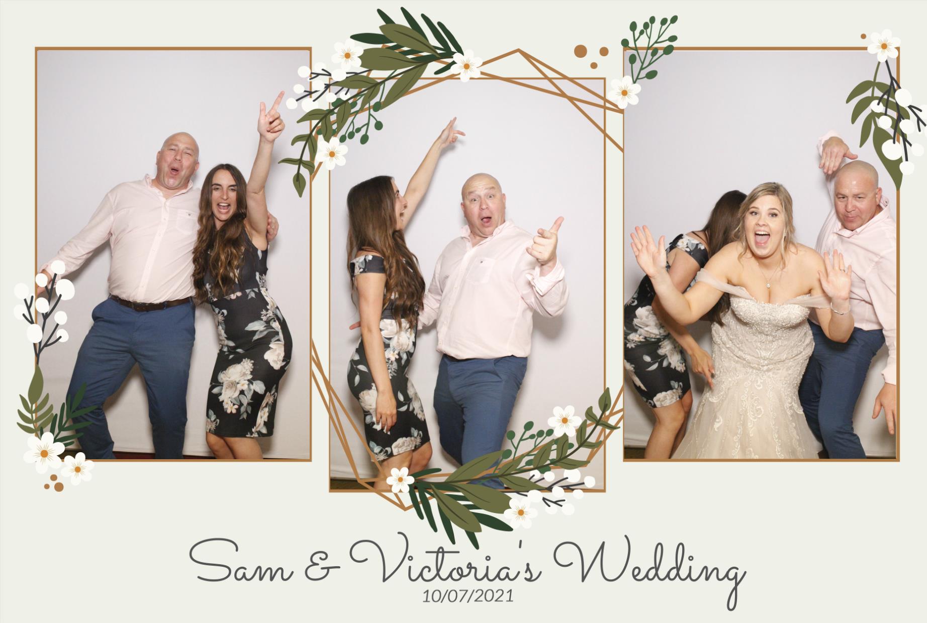 Sam &  Victoria's Wedding | View more photos from the event at gallery.myphotoboothexperience.co.uk/u/MyPhotoBoothExperienceLtd/Sam-Victorias-Wedding