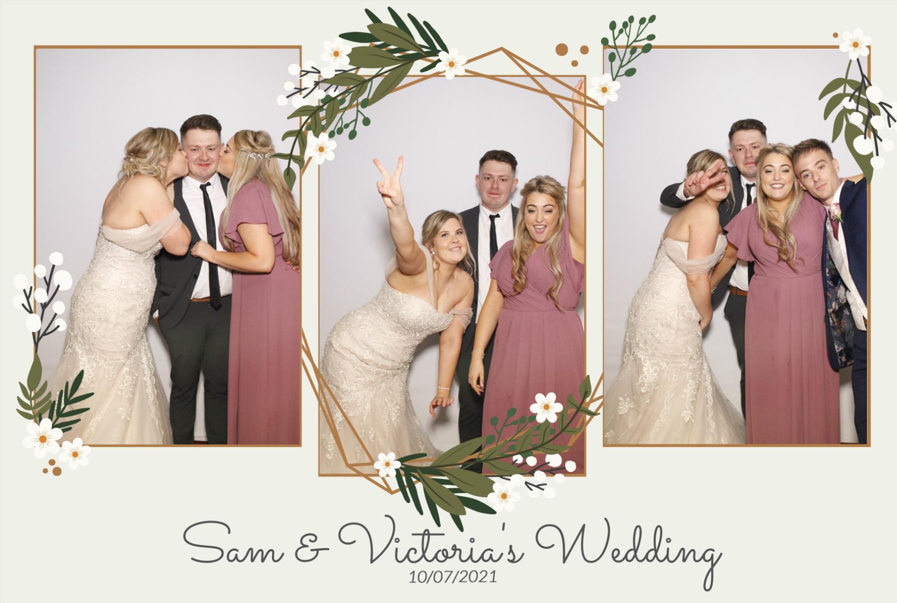 Sam &  Victoria's Wedding | View more photos from the event at gallery.myphotoboothexperience.co.uk/u/MyPhotoBoothExperienceLtd/Sam-Victorias-Wedding