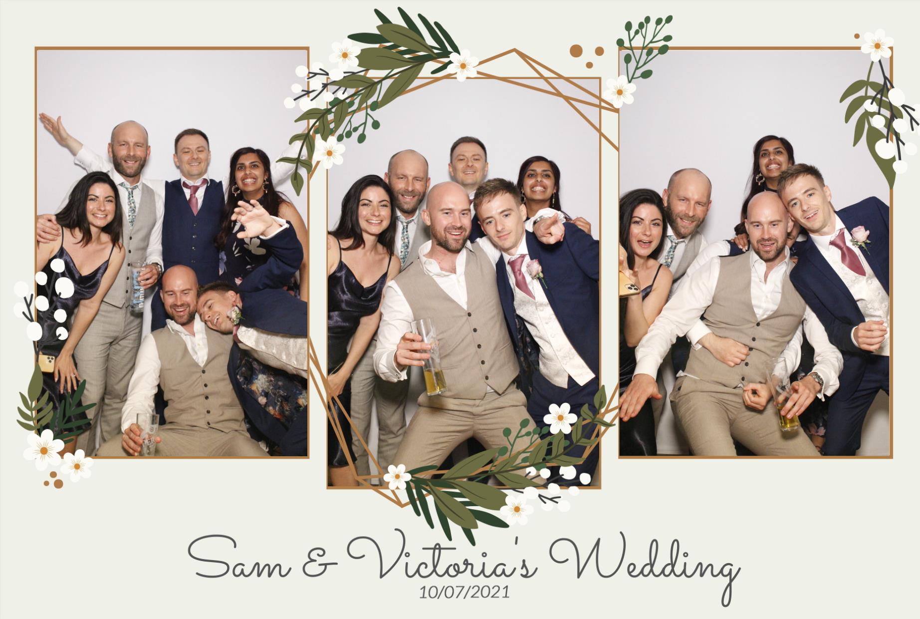 Sam &  Victoria's Wedding | View more photos from the event at gallery.myphotoboothexperience.co.uk/u/MyPhotoBoothExperienceLtd/Sam-Victorias-Wedding
