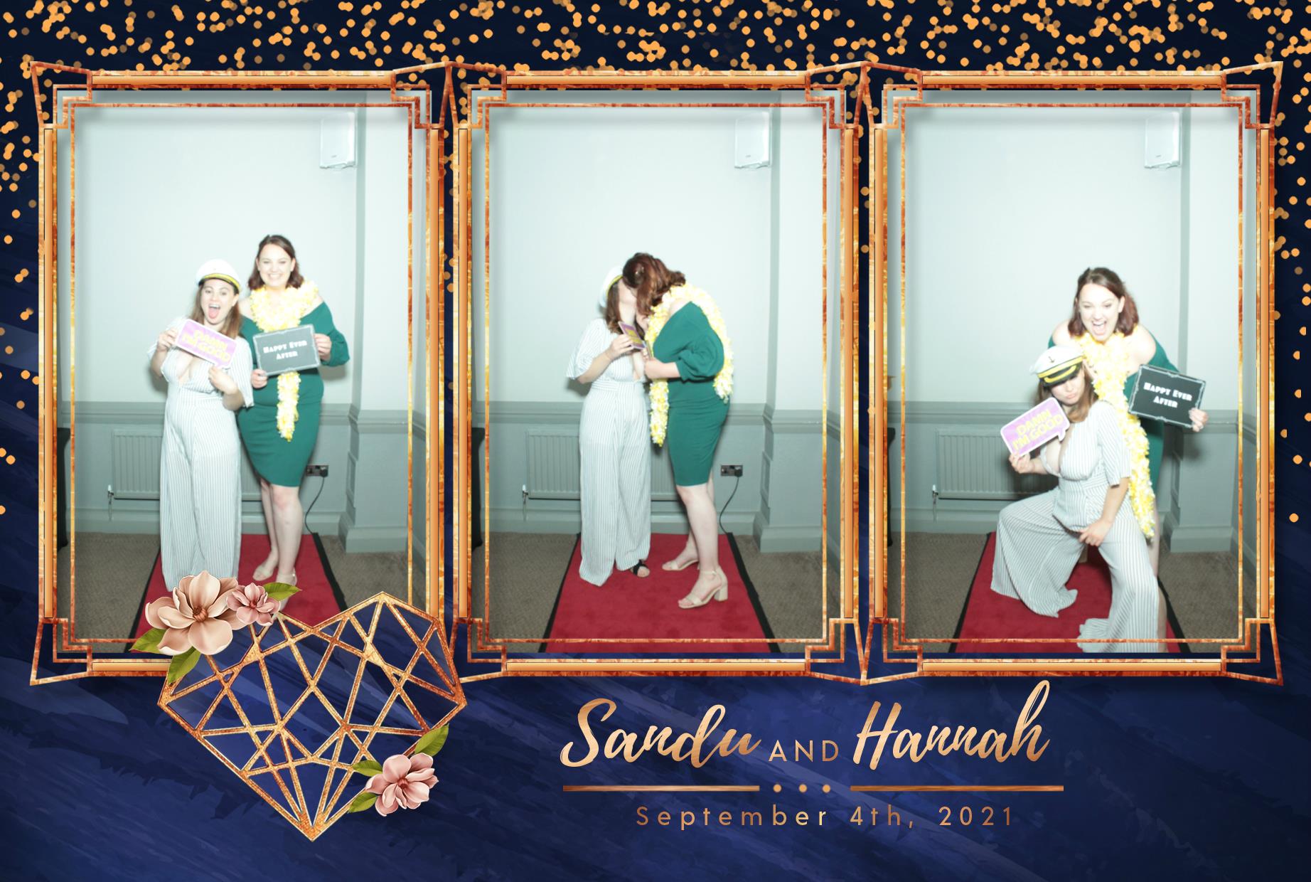 Sandu and Hannah's Wedding | View more photos from the event at gallery.myphotoboothexperience.co.uk/u/MyPhotoBoothExperienceLtd/Sandu-and-Hannahs-Wedding