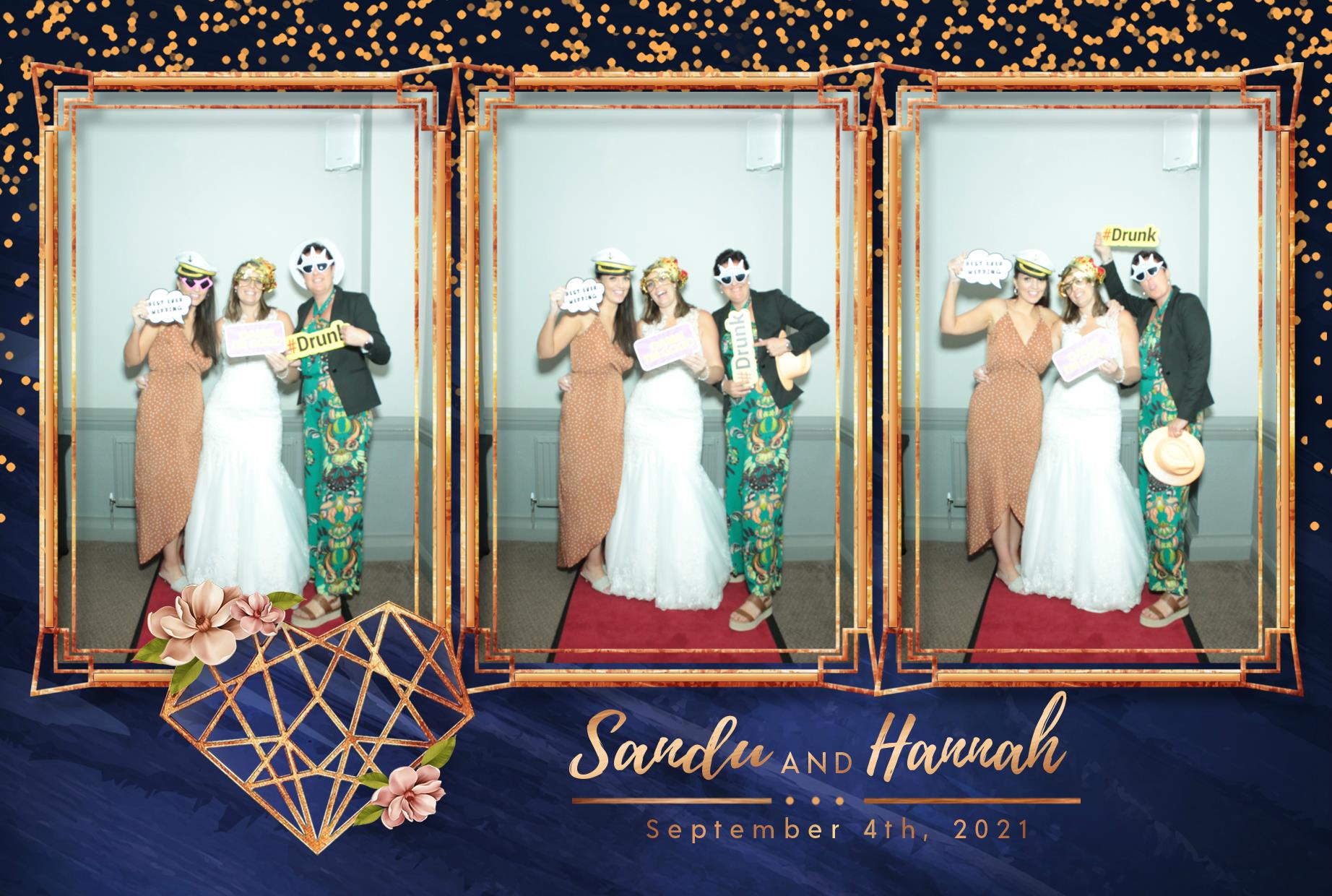 Sandu and Hannah's Wedding | View more photos from the event at gallery.myphotoboothexperience.co.uk/u/MyPhotoBoothExperienceLtd/Sandu-and-Hannahs-Wedding