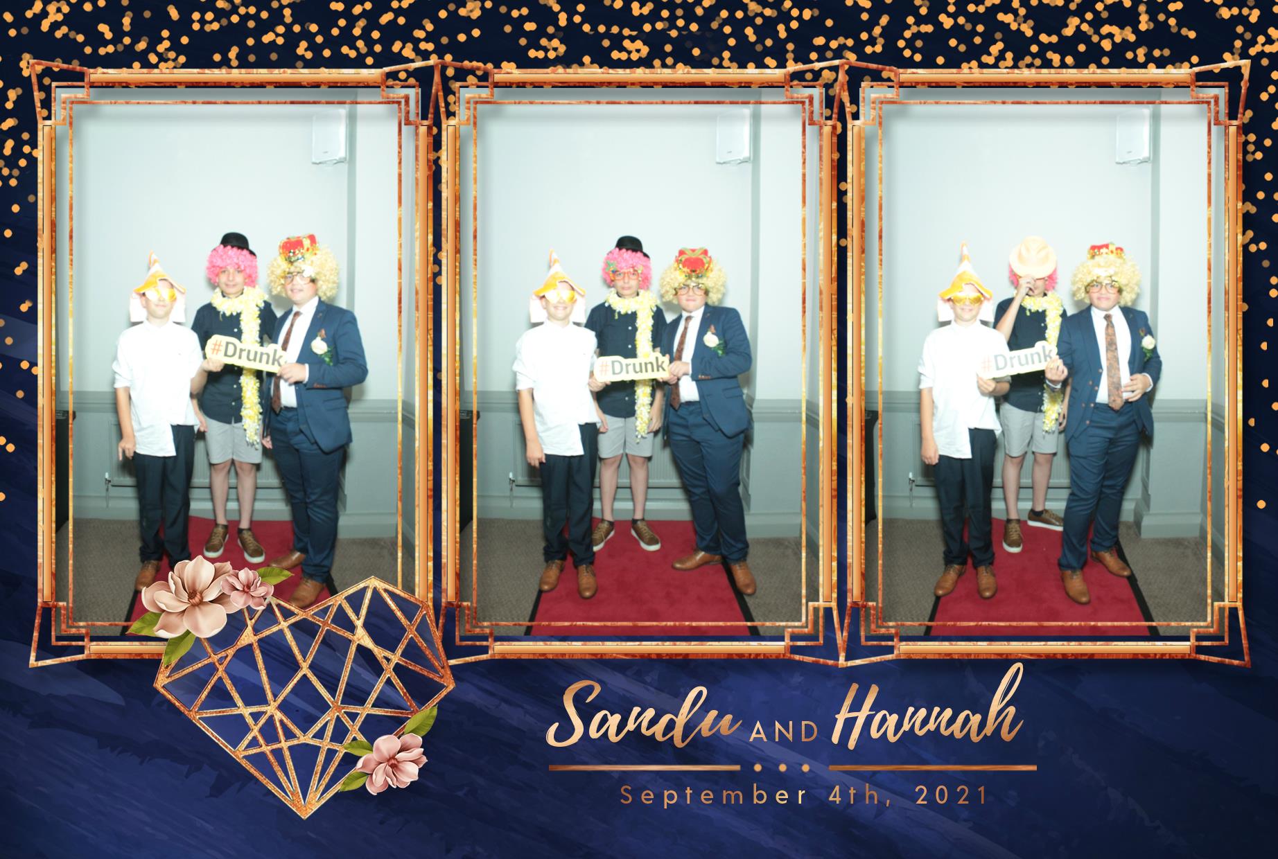 Sandu and Hannah's Wedding | View more photos from the event at gallery.myphotoboothexperience.co.uk/u/MyPhotoBoothExperienceLtd/Sandu-and-Hannahs-Wedding