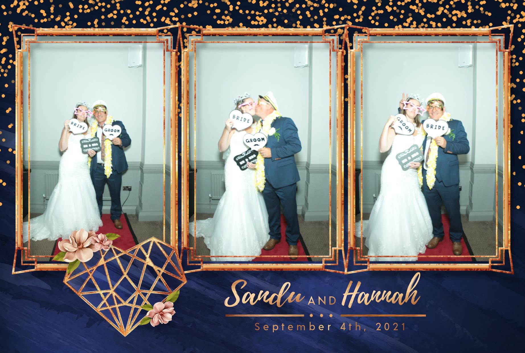 Sandu and Hannah's Wedding | View more photos from the event at gallery.myphotoboothexperience.co.uk/u/MyPhotoBoothExperienceLtd/Sandu-and-Hannahs-Wedding