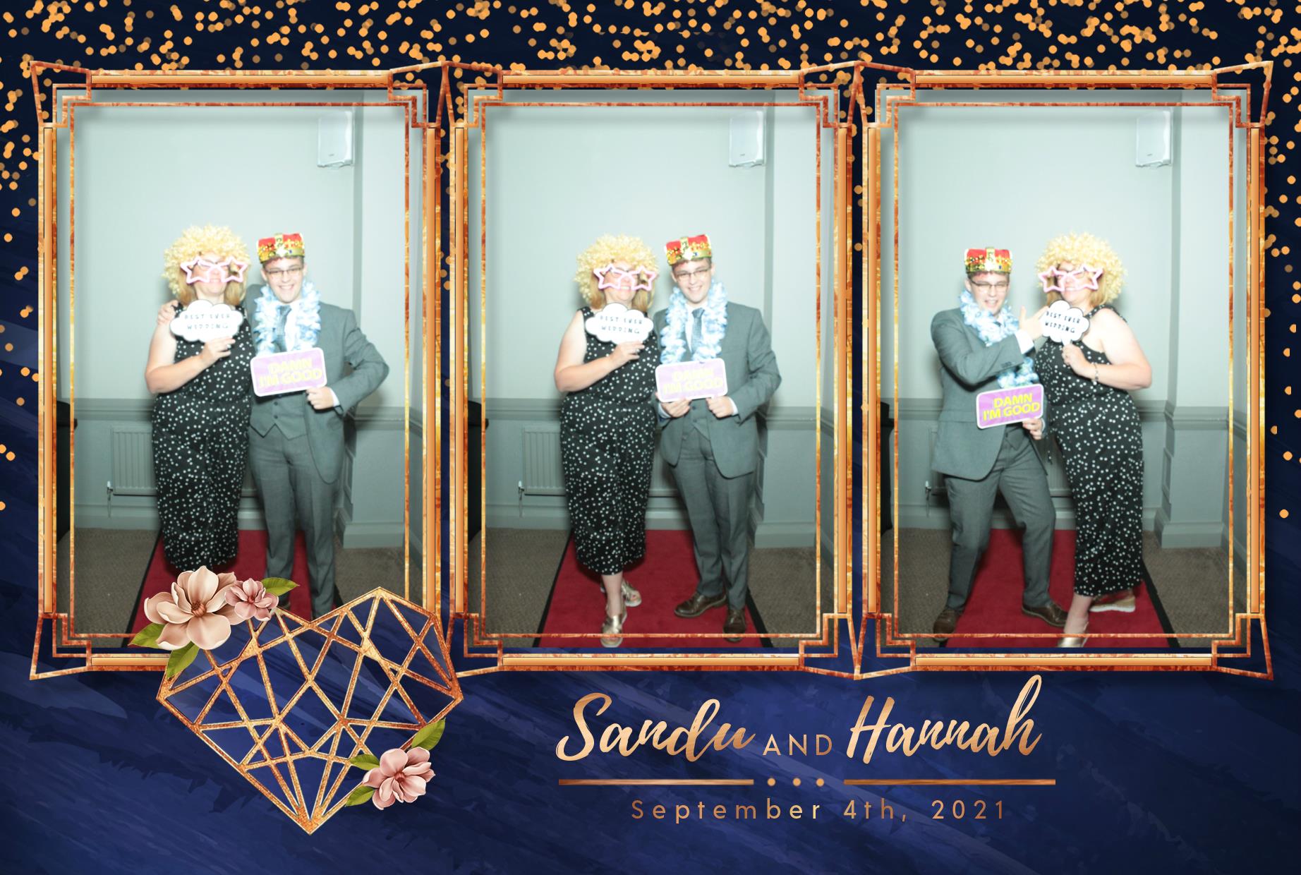 Sandu and Hannah's Wedding | View more photos from the event at gallery.myphotoboothexperience.co.uk/u/MyPhotoBoothExperienceLtd/Sandu-and-Hannahs-Wedding
