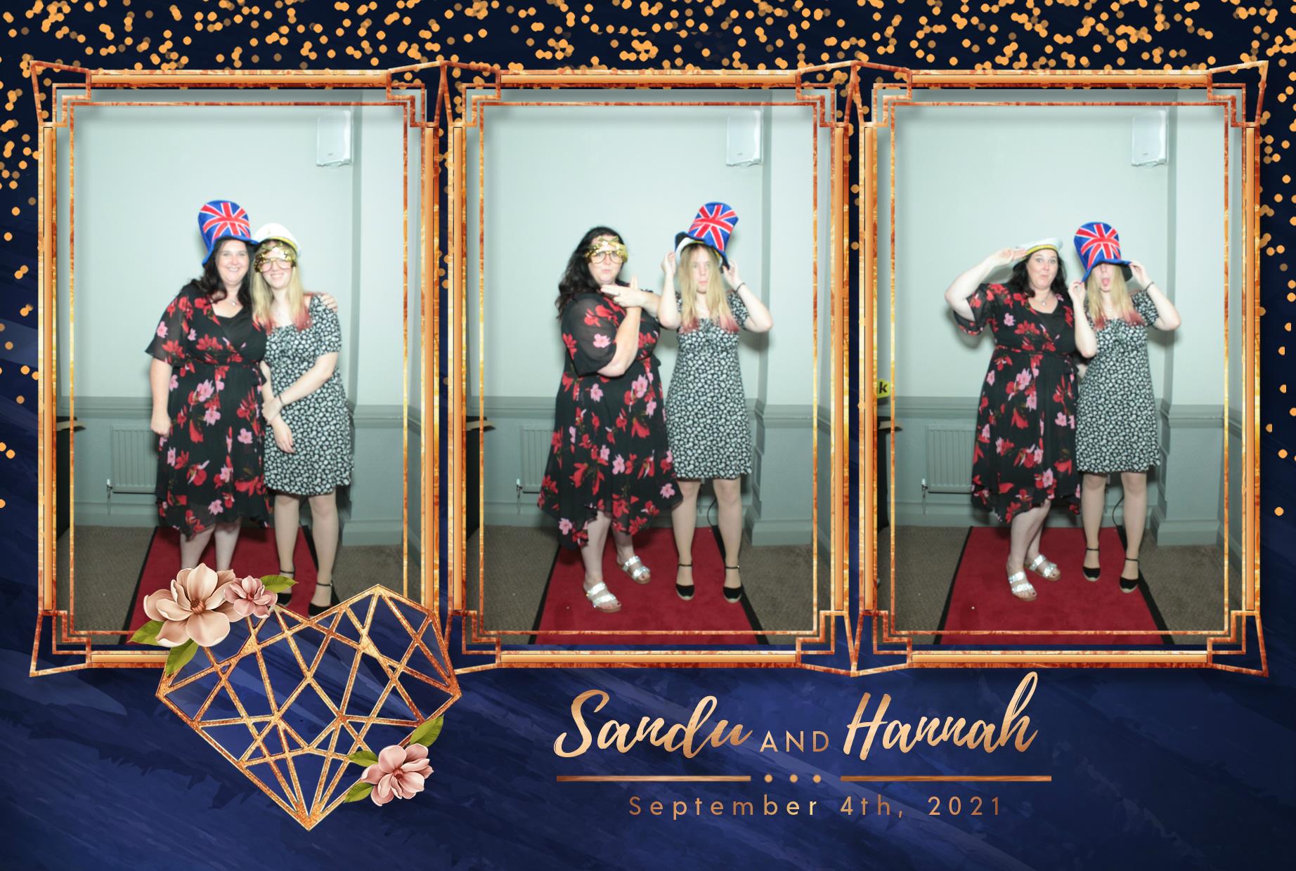 Sandu and Hannah's Wedding | View more photos from the event at gallery.myphotoboothexperience.co.uk/u/MyPhotoBoothExperienceLtd/Sandu-and-Hannahs-Wedding
