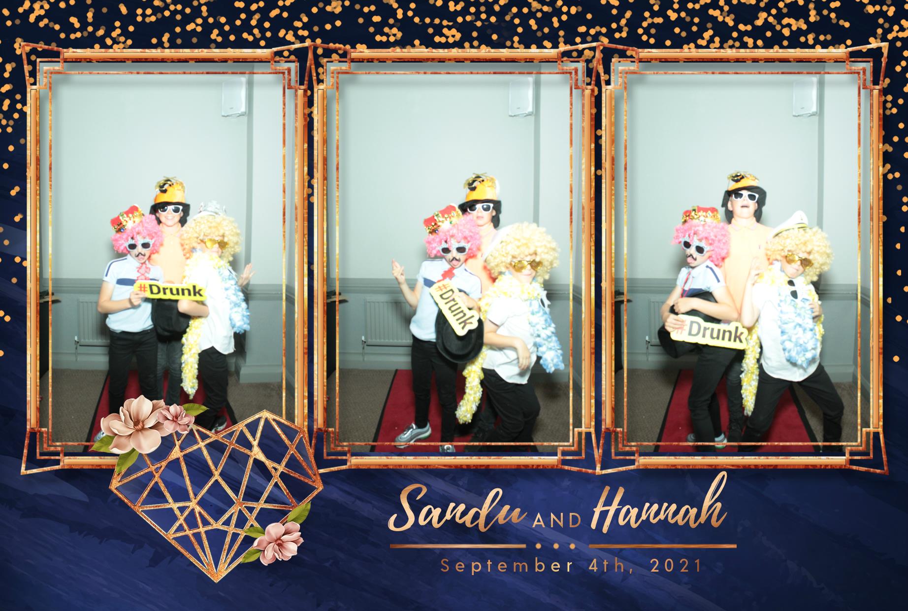 Sandu and Hannah's Wedding | View more photos from the event at gallery.myphotoboothexperience.co.uk/u/MyPhotoBoothExperienceLtd/Sandu-and-Hannahs-Wedding