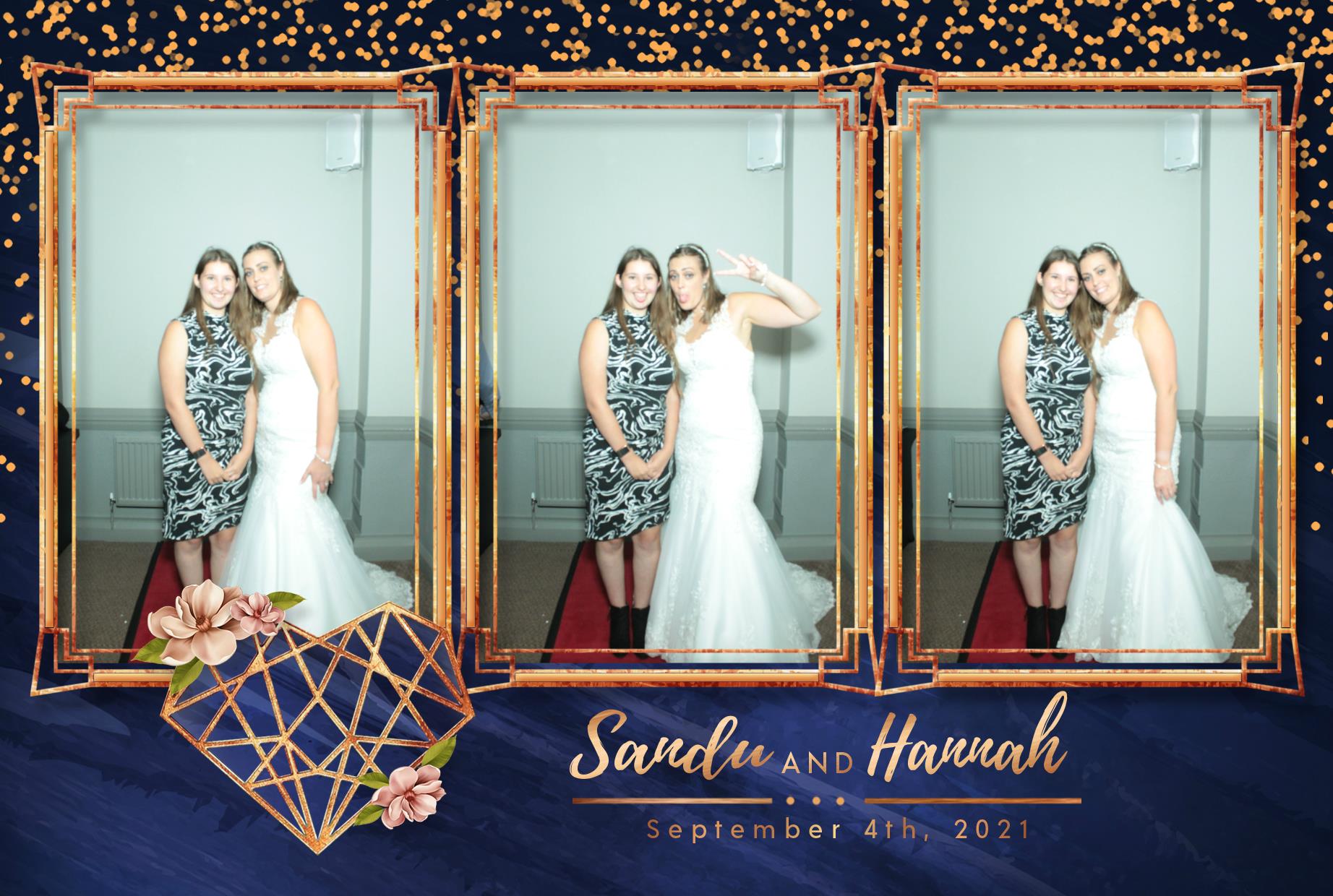 Sandu and Hannah's Wedding | View more photos from the event at gallery.myphotoboothexperience.co.uk/u/MyPhotoBoothExperienceLtd/Sandu-and-Hannahs-Wedding