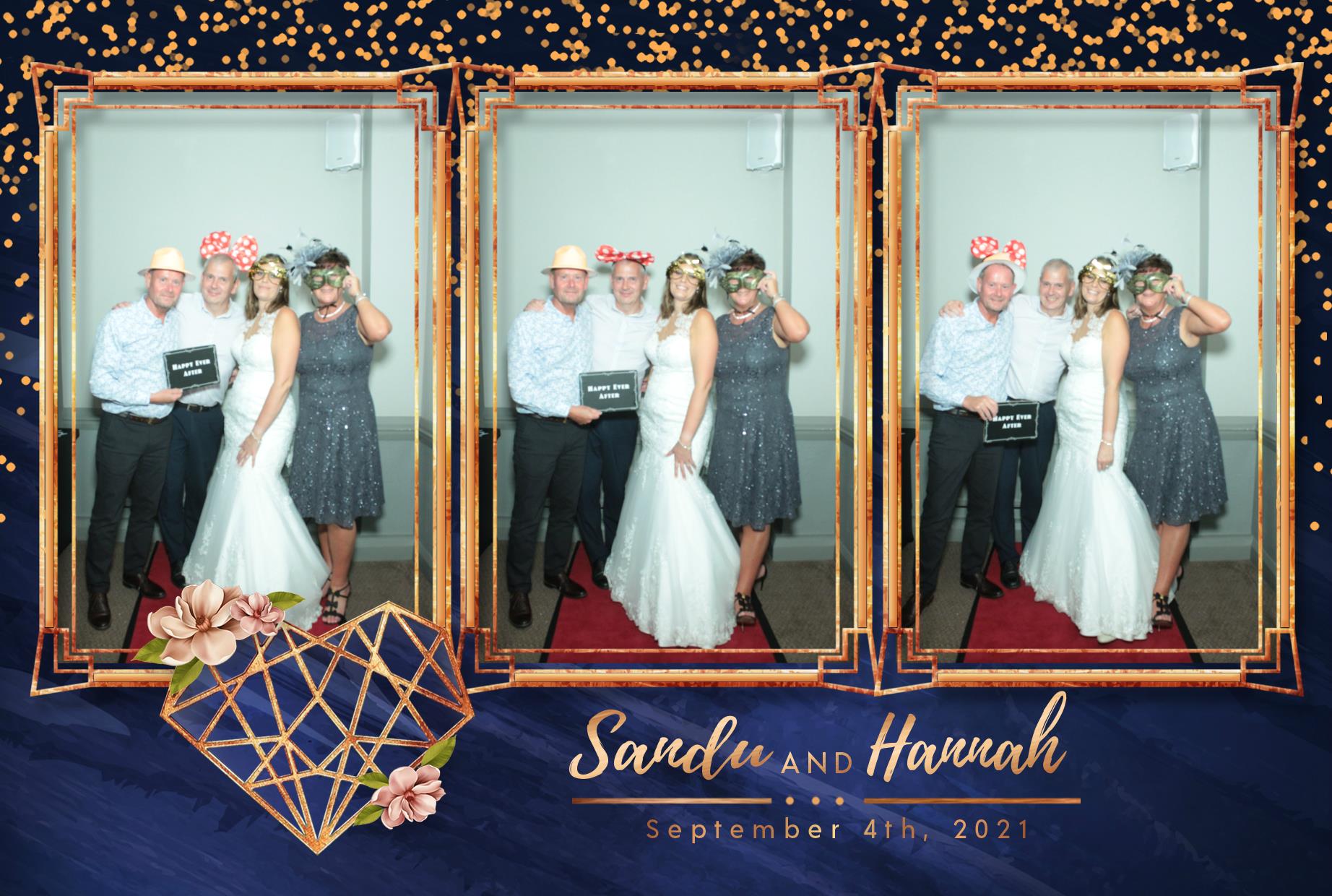 Sandu and Hannah's Wedding | View more photos from the event at gallery.myphotoboothexperience.co.uk/u/MyPhotoBoothExperienceLtd/Sandu-and-Hannahs-Wedding