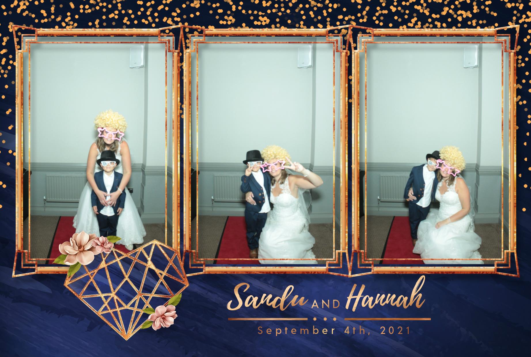 Sandu and Hannah's Wedding | View more photos from the event at gallery.myphotoboothexperience.co.uk/u/MyPhotoBoothExperienceLtd/Sandu-and-Hannahs-Wedding