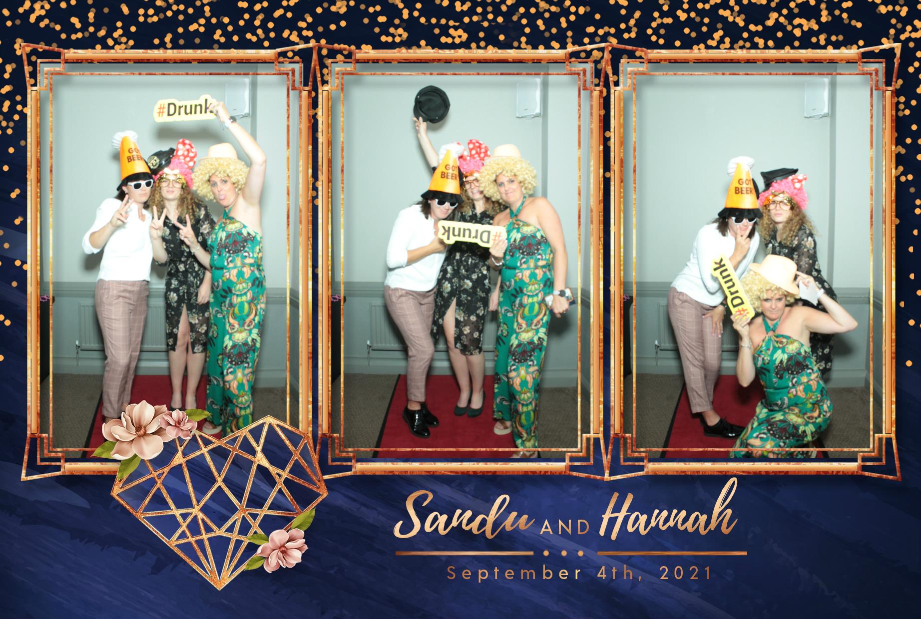 Sandu and Hannah's Wedding | View more photos from the event at gallery.myphotoboothexperience.co.uk/u/MyPhotoBoothExperienceLtd/Sandu-and-Hannahs-Wedding