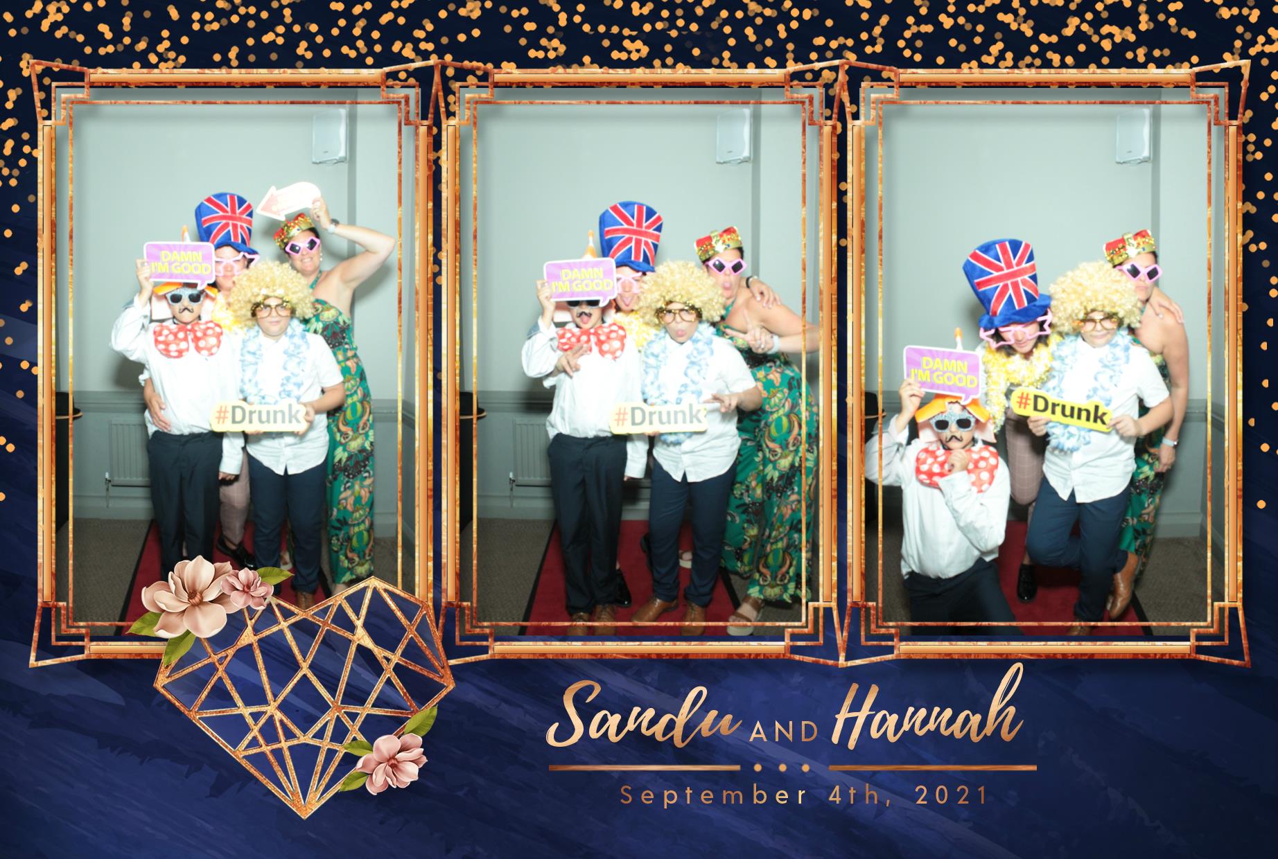 Sandu and Hannah's Wedding | View more photos from the event at gallery.myphotoboothexperience.co.uk/u/MyPhotoBoothExperienceLtd/Sandu-and-Hannahs-Wedding