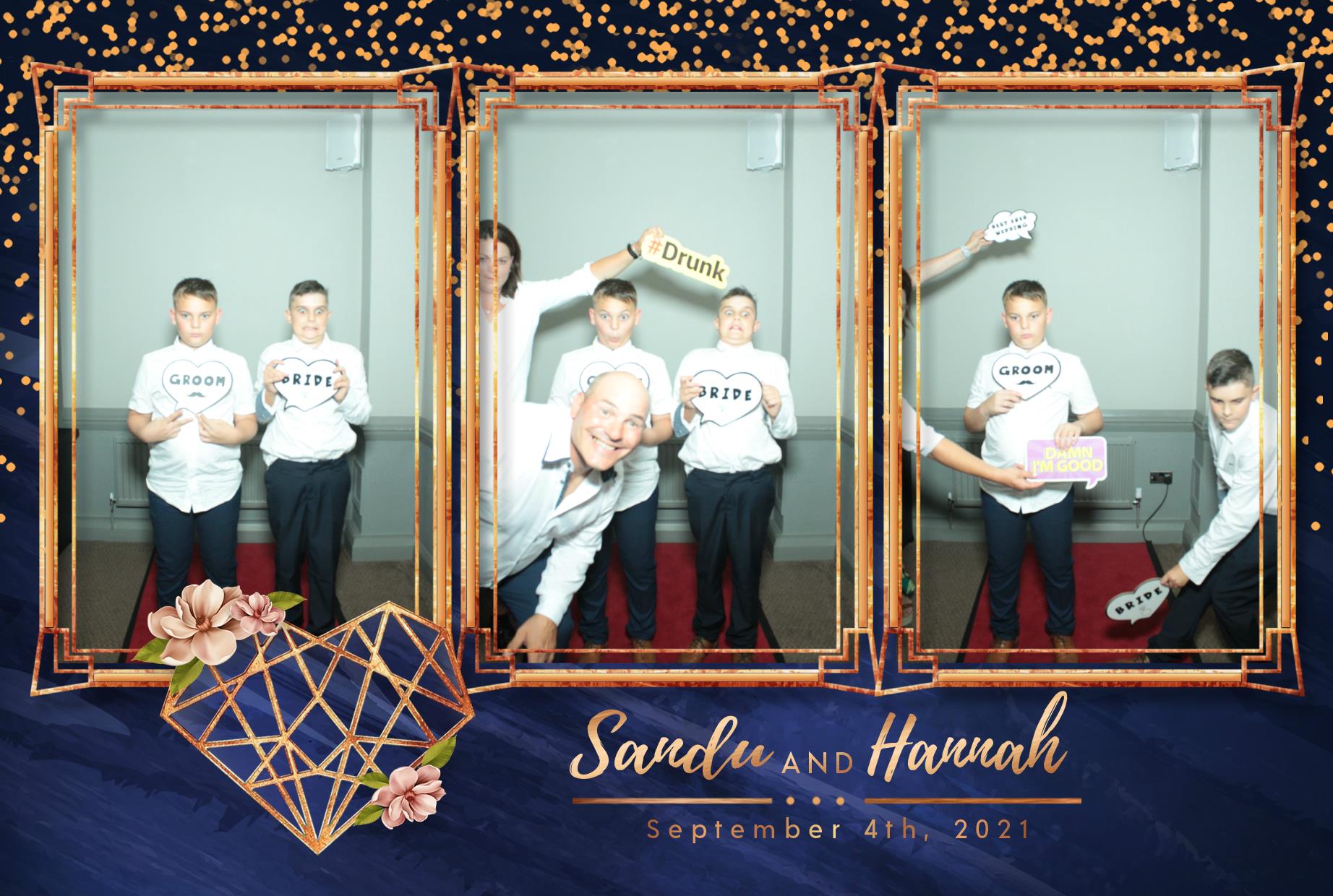 Sandu and Hannah's Wedding | View more photos from the event at gallery.myphotoboothexperience.co.uk/u/MyPhotoBoothExperienceLtd/Sandu-and-Hannahs-Wedding