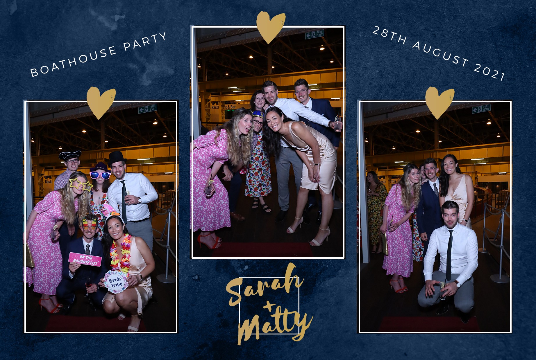 Sarah and Matty's  Boat House Party | View more photos from the event at gallery.myphotoboothexperience.co.uk/u/MyPhotoBoothExperienceLtd/Sarah-and-Mattys-Boat-House-Party