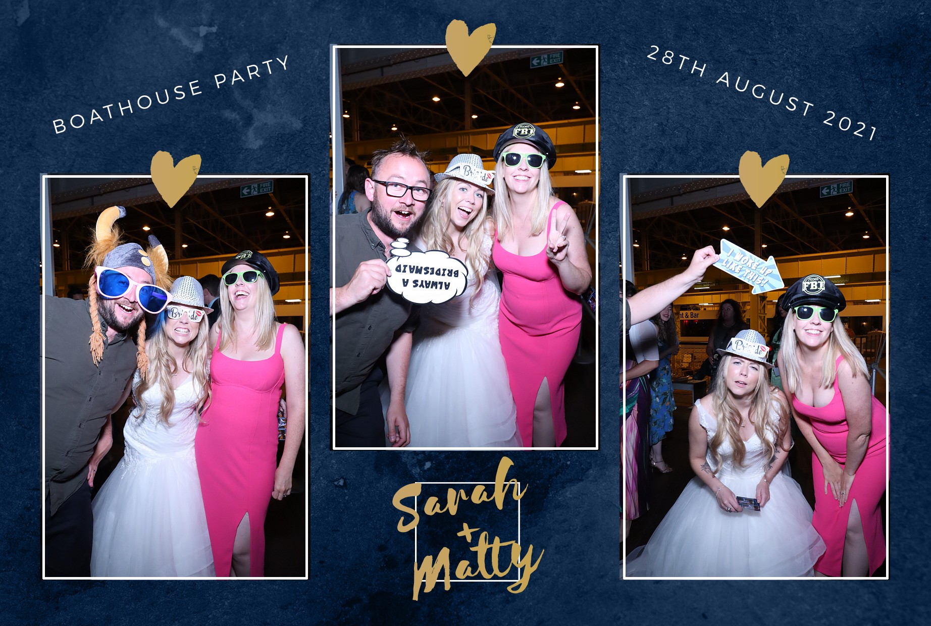 Sarah and Matty's  Boat House Party | View more photos from the event at gallery.myphotoboothexperience.co.uk/u/MyPhotoBoothExperienceLtd/Sarah-and-Mattys-Boat-House-Party