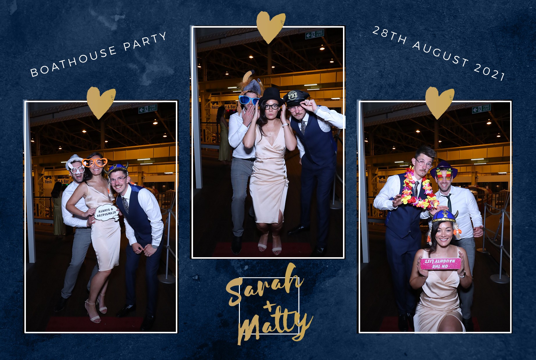 Sarah and Matty's  Boat House Party | View more photos from the event at gallery.myphotoboothexperience.co.uk/u/MyPhotoBoothExperienceLtd/Sarah-and-Mattys-Boat-House-Party