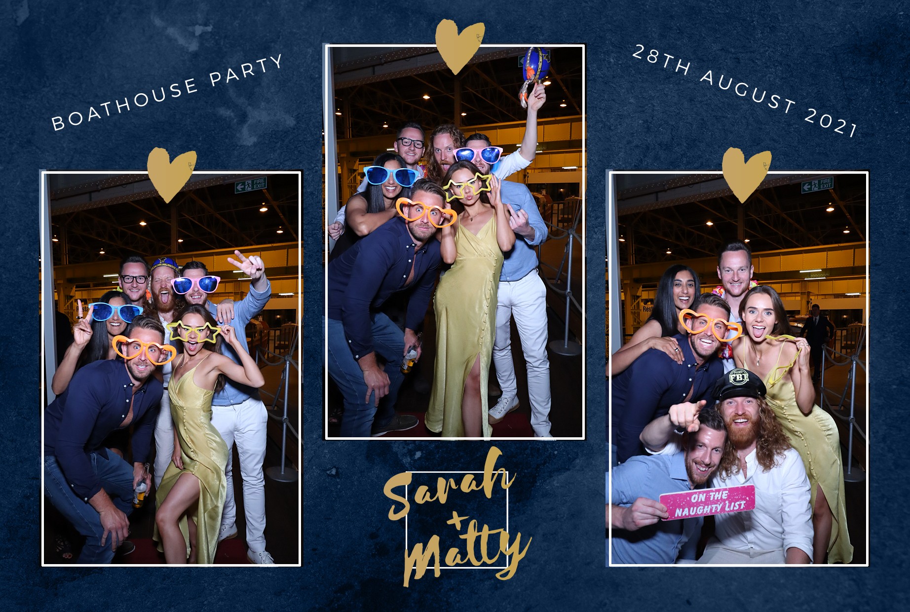 Sarah and Matty's  Boat House Party | View more photos from the event at gallery.myphotoboothexperience.co.uk/u/MyPhotoBoothExperienceLtd/Sarah-and-Mattys-Boat-House-Party