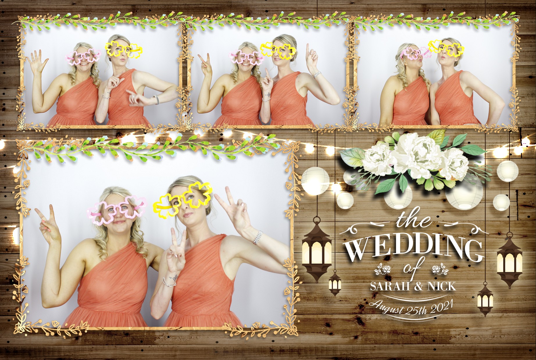Sarah and Nick's Wedding  | View more photos from the event at gallery.myphotoboothexperience.co.uk/u/MyPhotoBoothExperienceLtd/Sarah-and-Nicks-Wedding