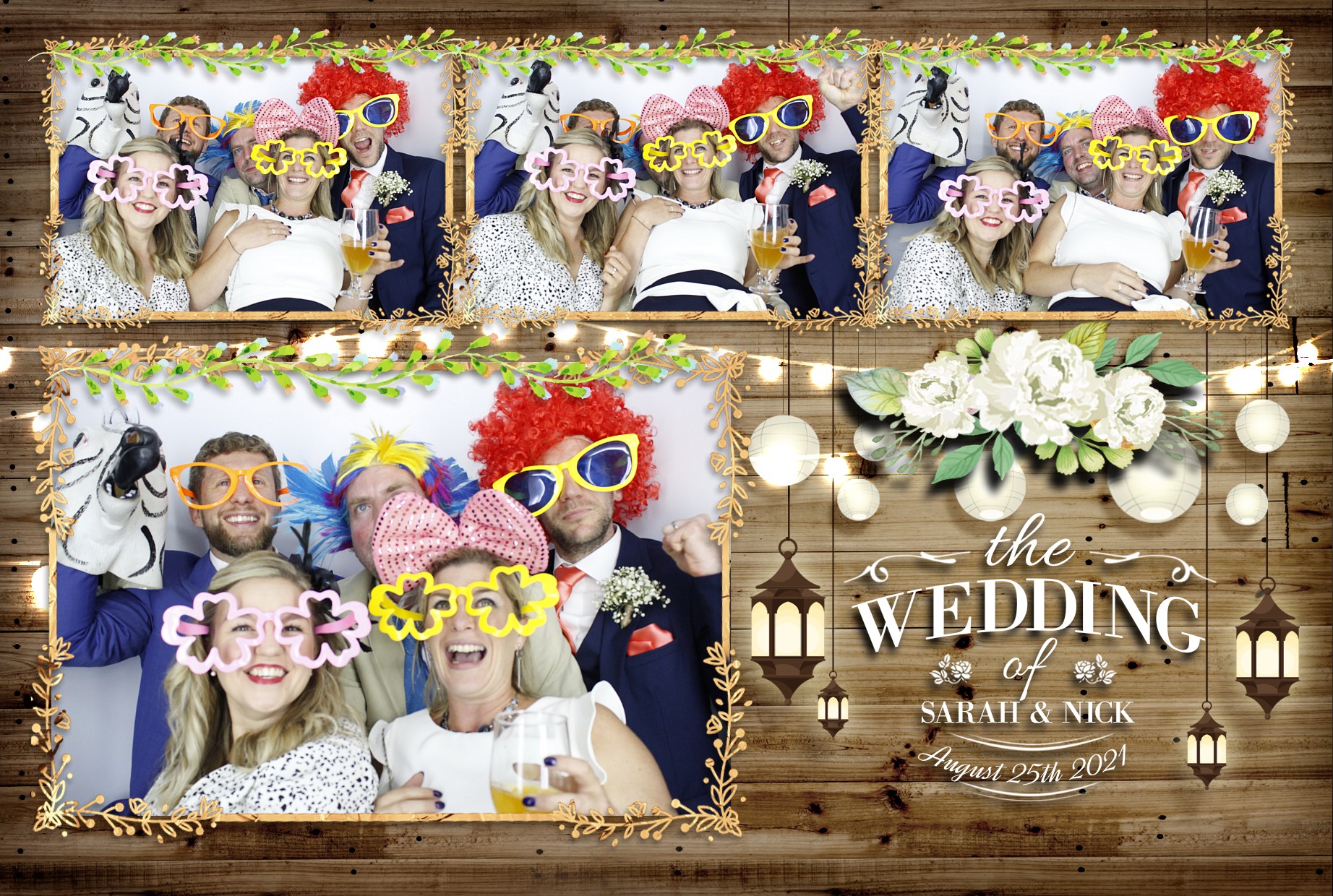 Sarah and Nick's Wedding  | View more photos from the event at gallery.myphotoboothexperience.co.uk/u/MyPhotoBoothExperienceLtd/Sarah-and-Nicks-Wedding