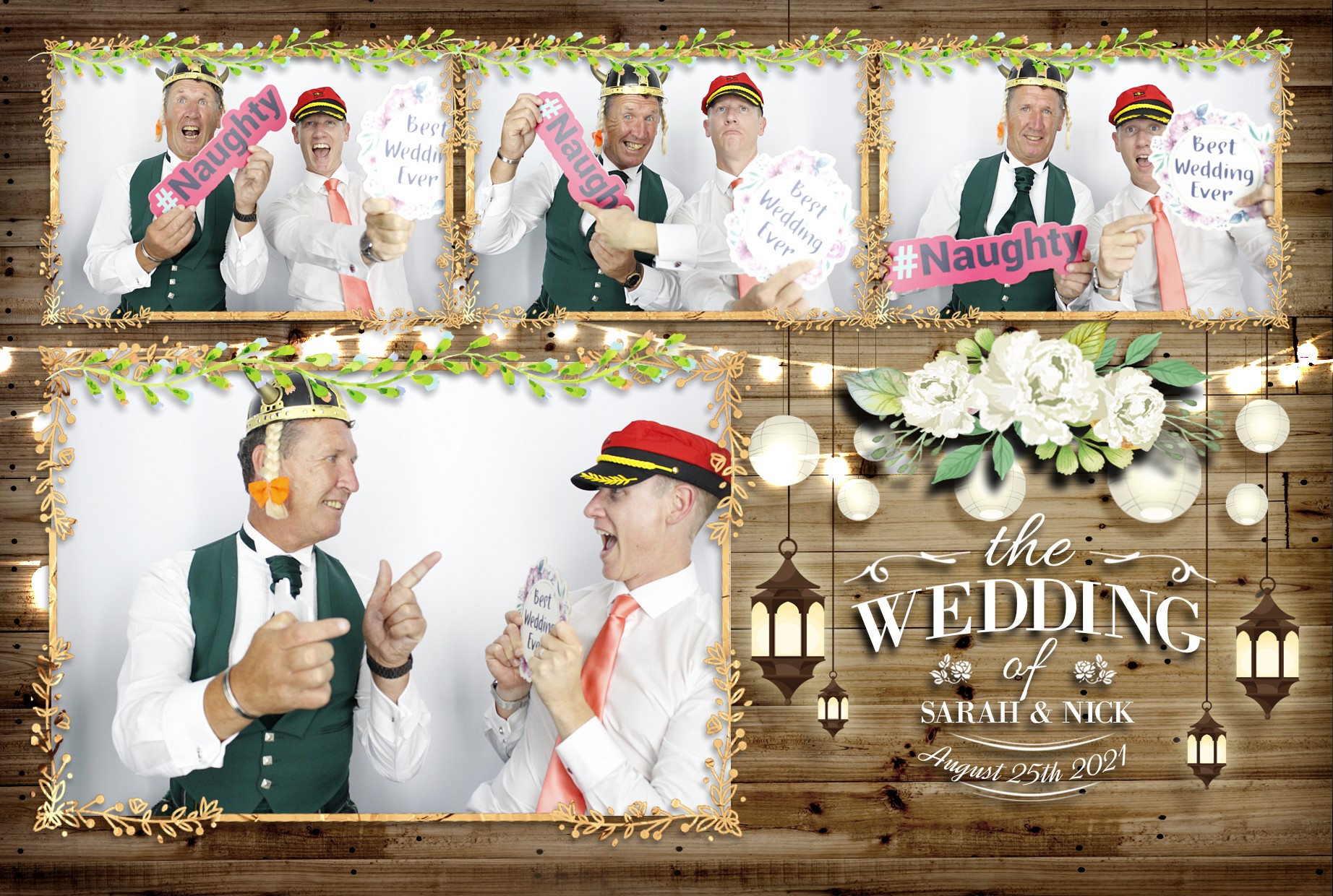 Sarah and Nick's Wedding  | View more photos from the event at gallery.myphotoboothexperience.co.uk/u/MyPhotoBoothExperienceLtd/Sarah-and-Nicks-Wedding