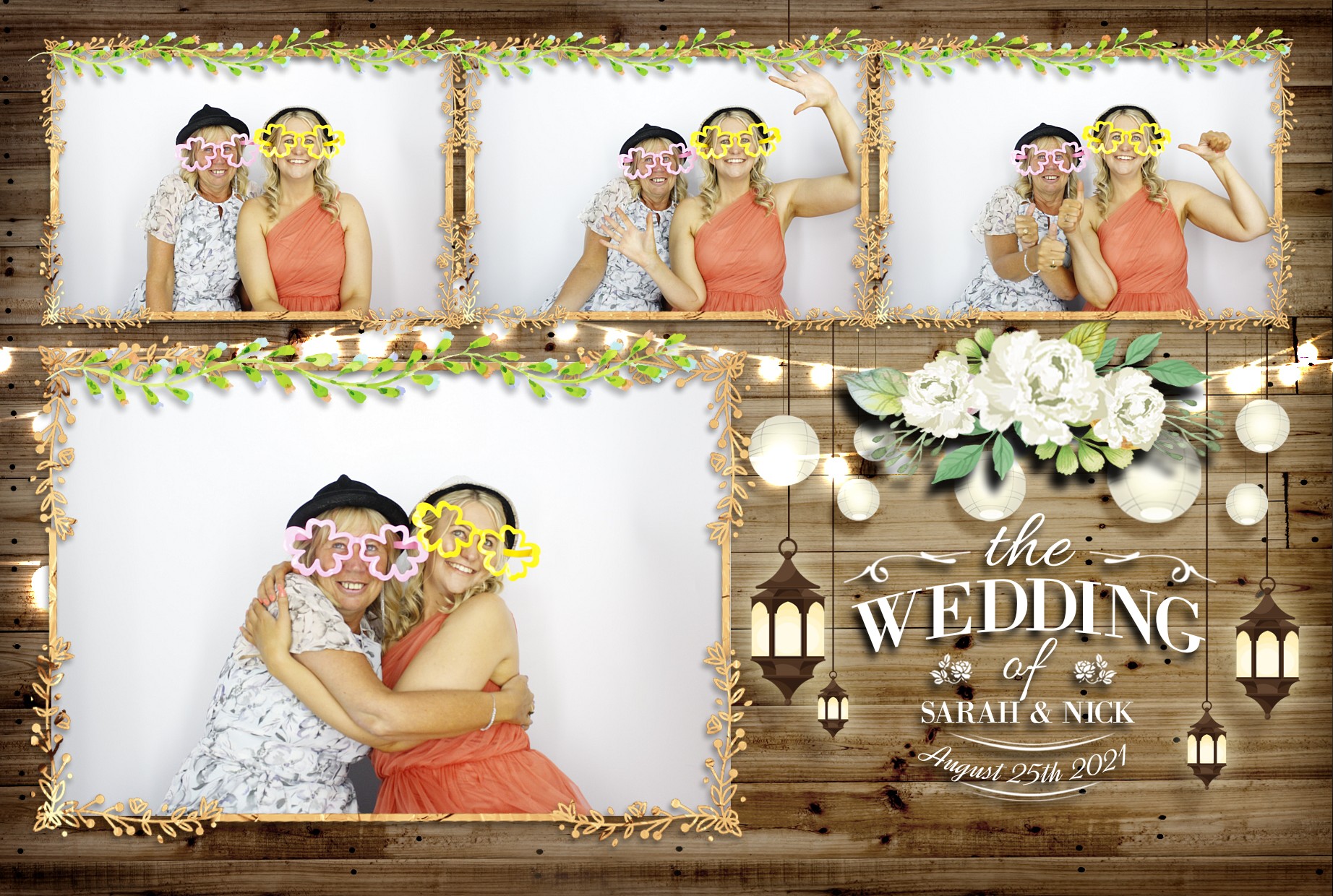 Sarah and Nick's Wedding  | View more photos from the event at gallery.myphotoboothexperience.co.uk/u/MyPhotoBoothExperienceLtd/Sarah-and-Nicks-Wedding